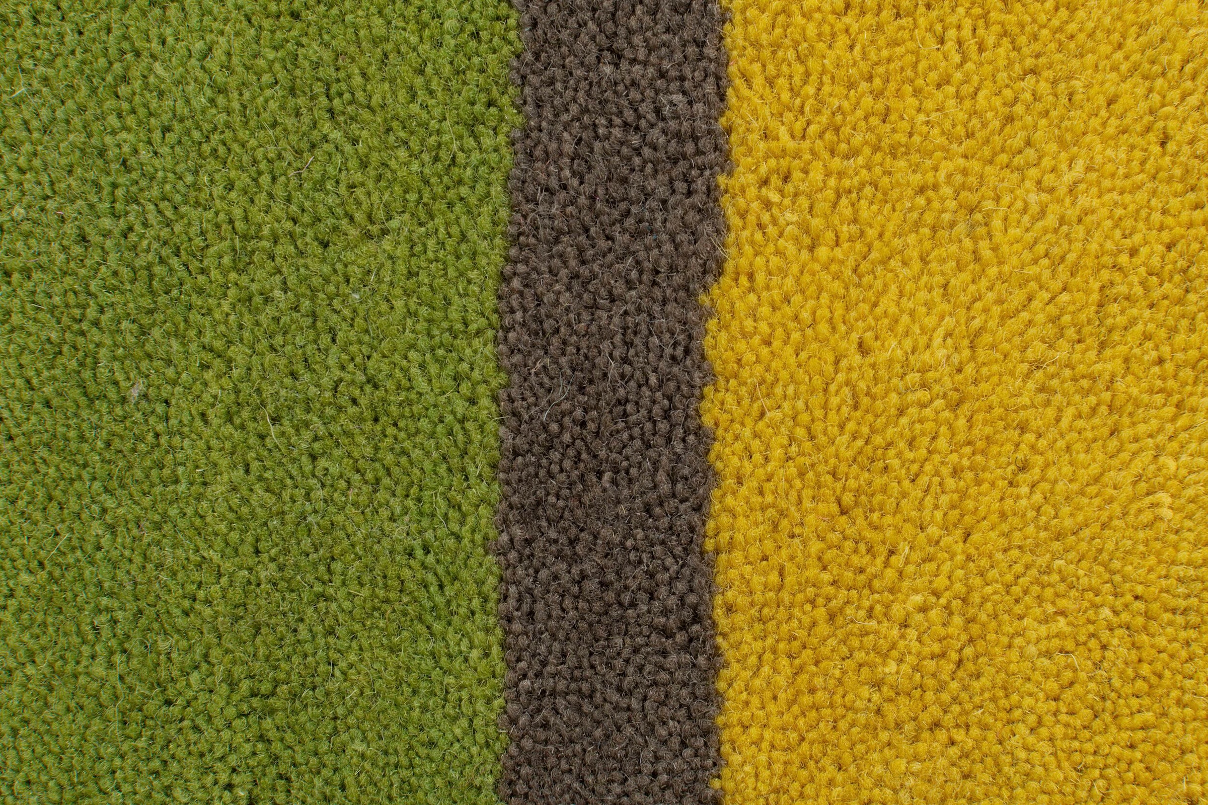 FLAIR RUGS Wollteppich »Candy«, rund, 10 mm Höhe, aus 100% Wolle, Design mit Streifen, mehrfarbig gemustert, bunt
