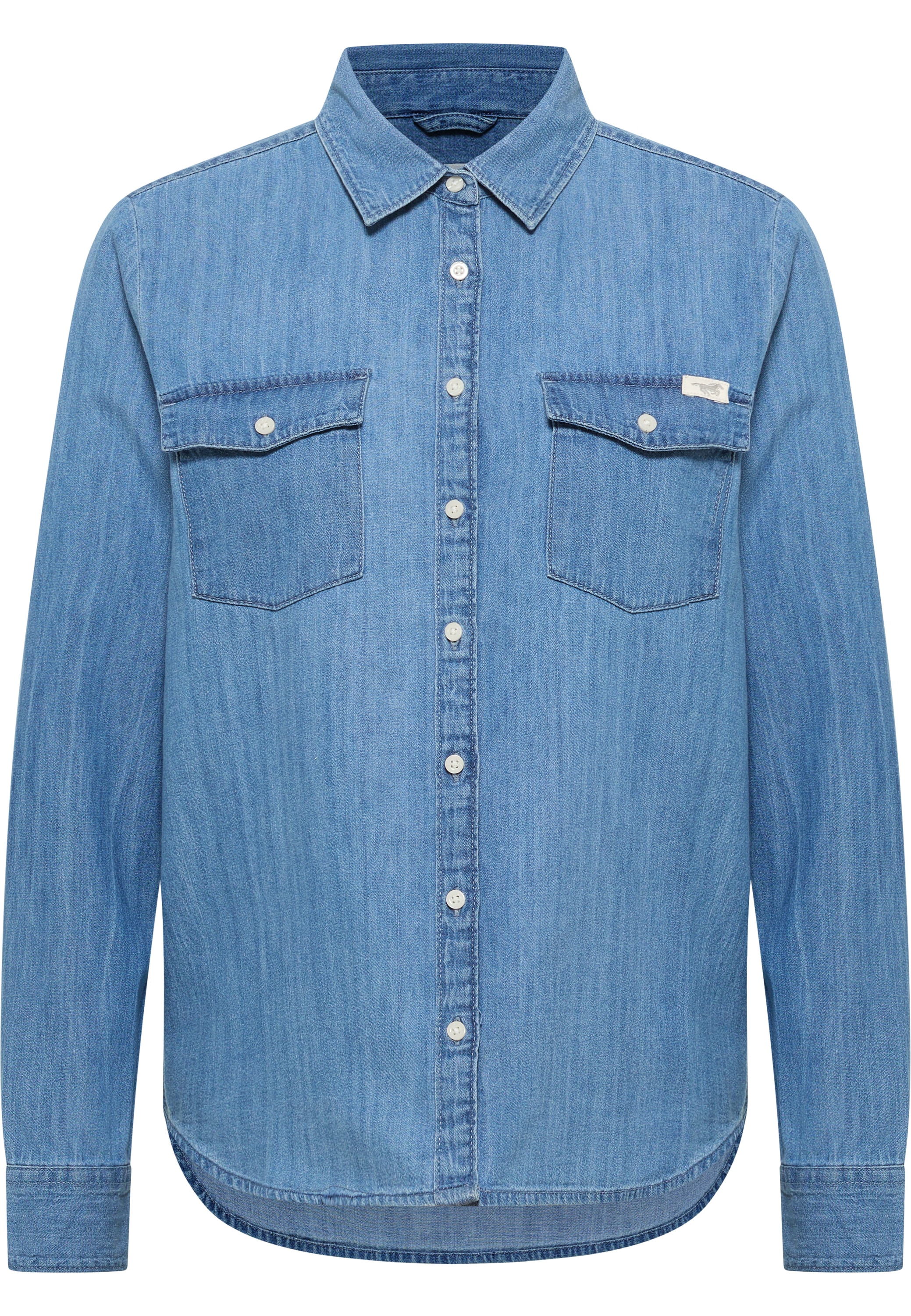 MUSTANG Hemdbluse »Damen Style Sedana Basic Shirt«