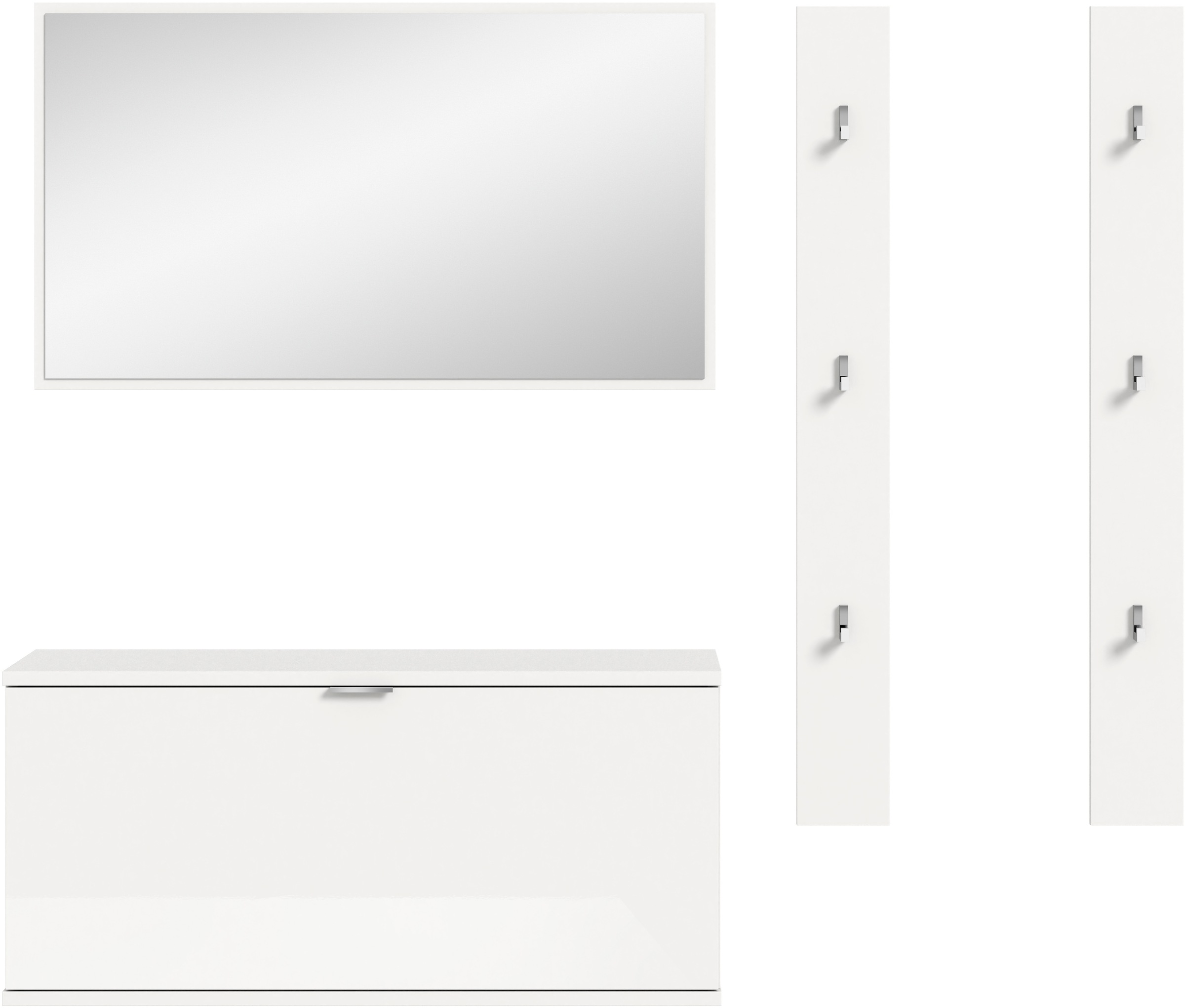 INOSIGN Garderoben-Set, (3 St.), Trondheim, Garderobenset 3-tlgBreite 130 cm, Flur, Diele, Kombination