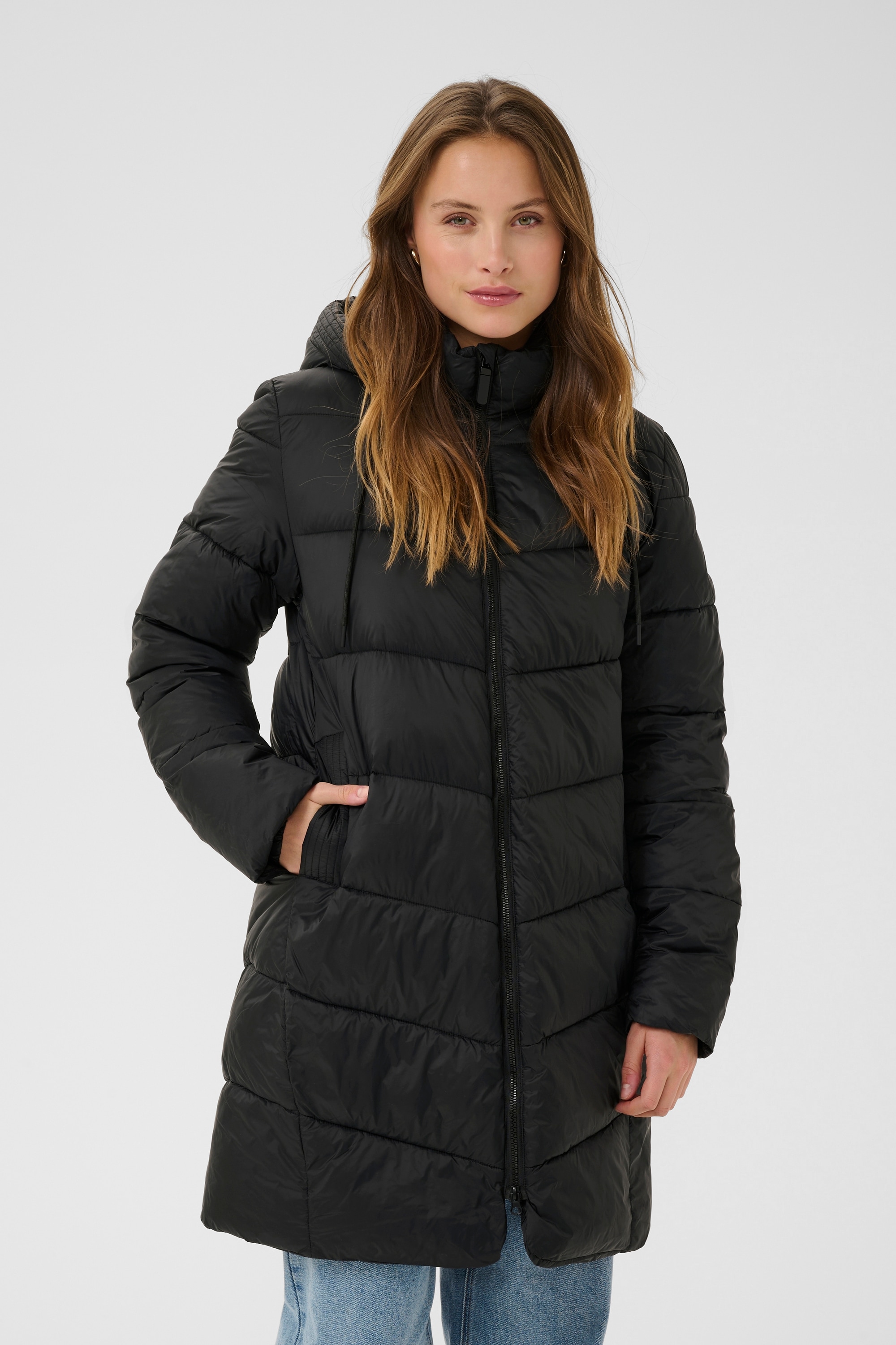 KAFFE Wintermantel »Damen Jacke KAsusanne«