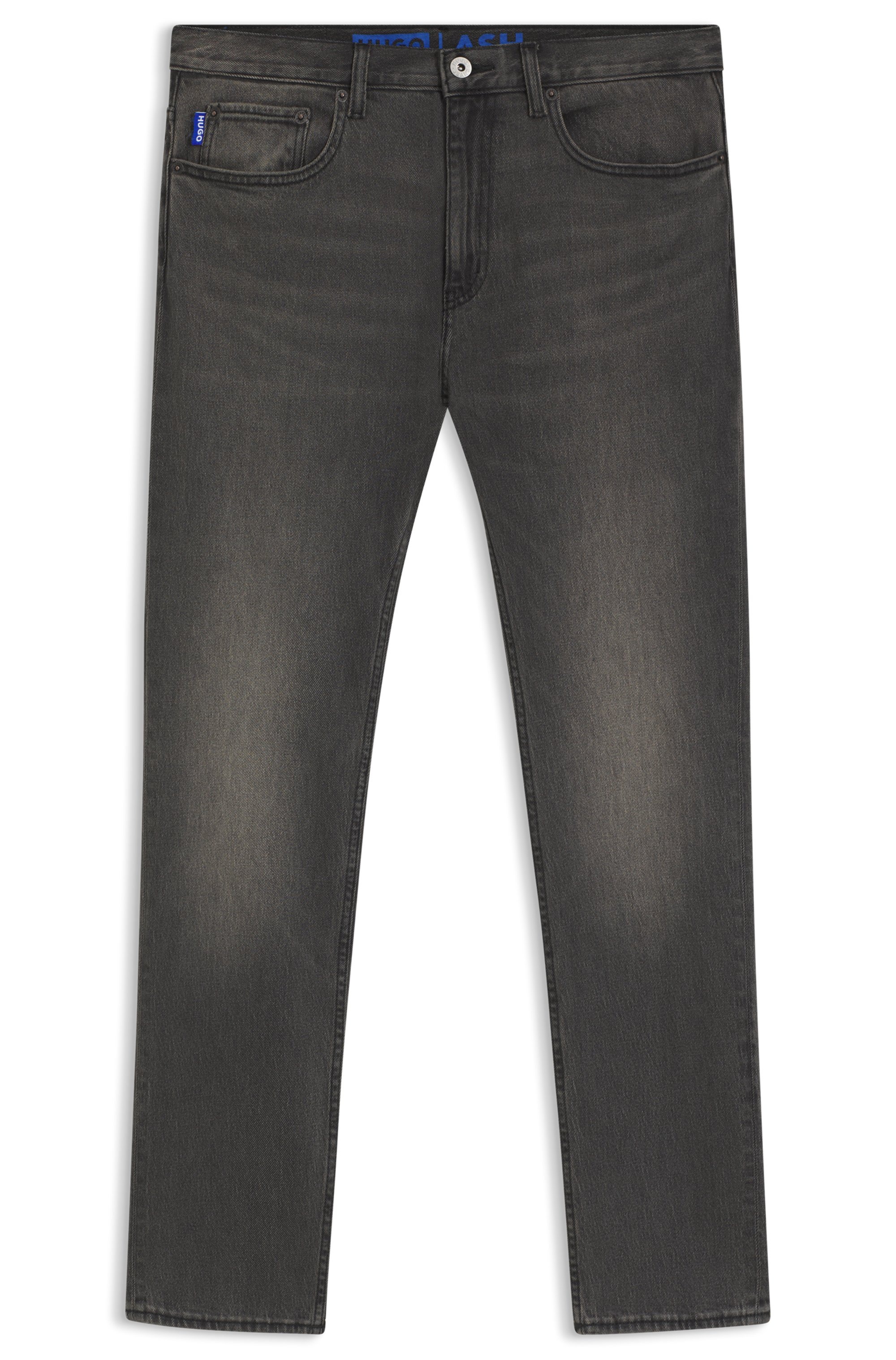 HUGO Blue Slim-fit-Jeans »Ash«, mit Stone-washed-Finish