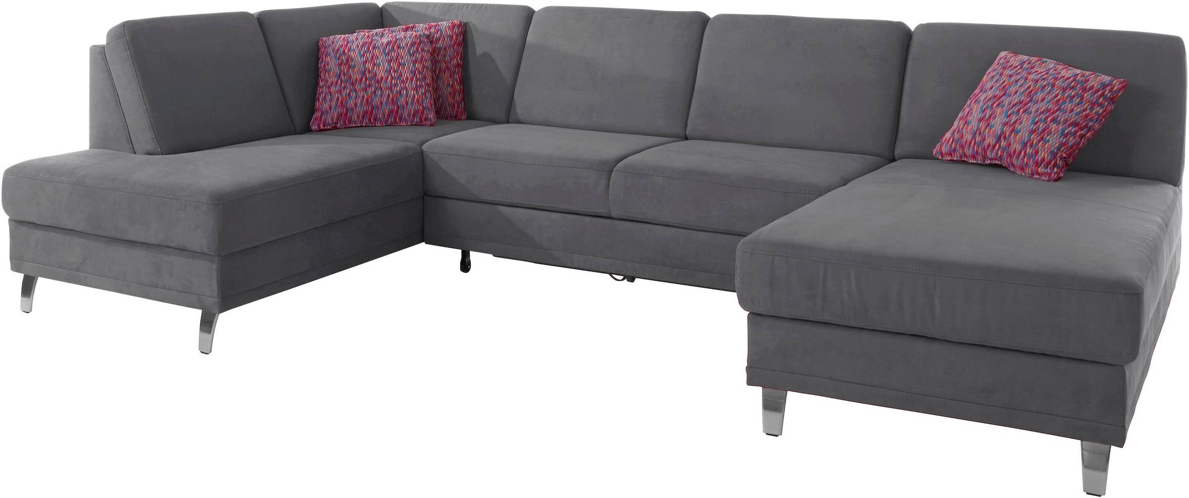sit&more Wohnlandschaft »Clio U-Form«, wahlweise mit Bettfunktion und Bettkasten, inklusive Federkern