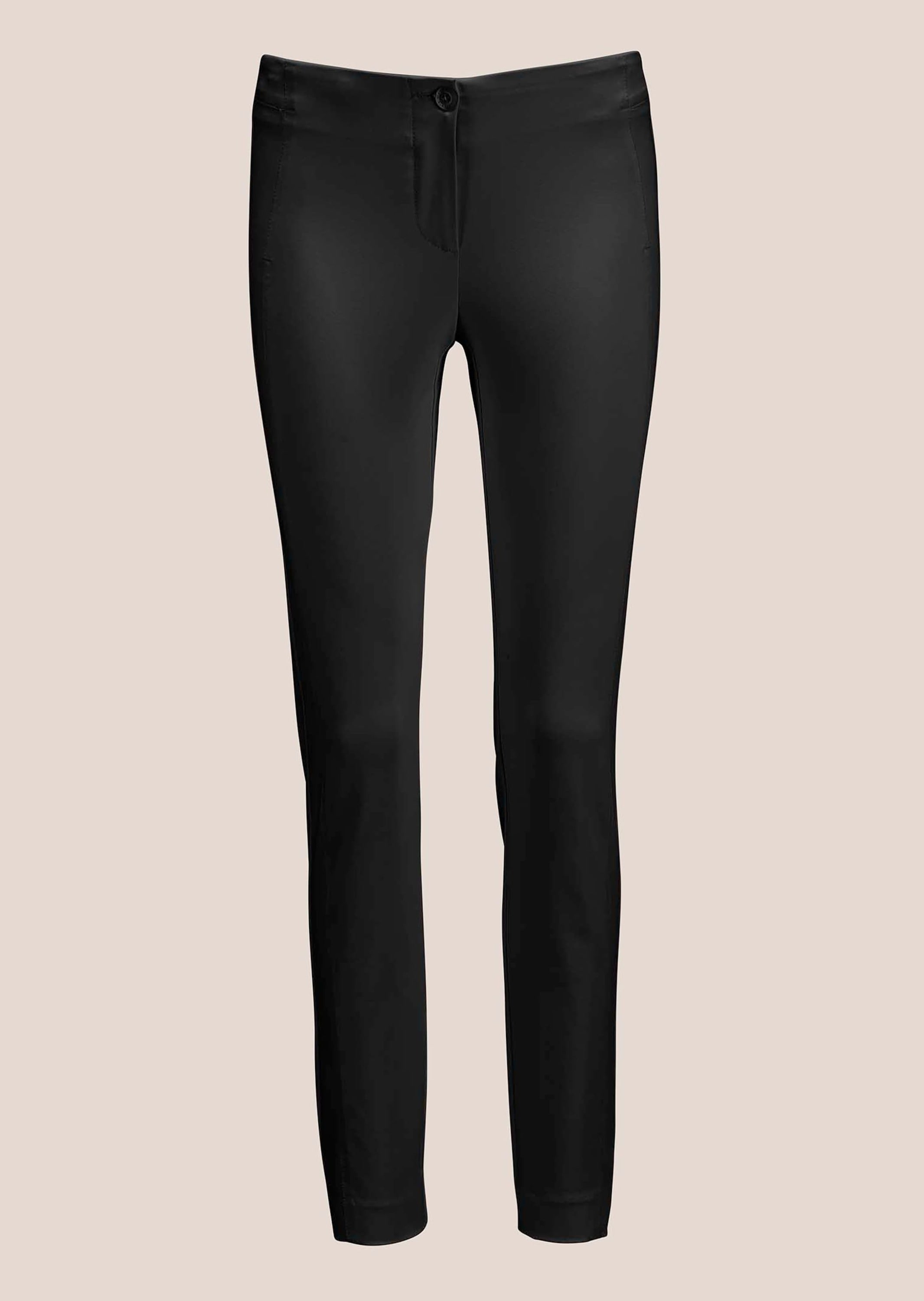 MADELEINE Stoffhose "Hose Schlanke Stretch-Hose mit Vichy-Karo" hoher Tragekomfort durch Stretchanteil