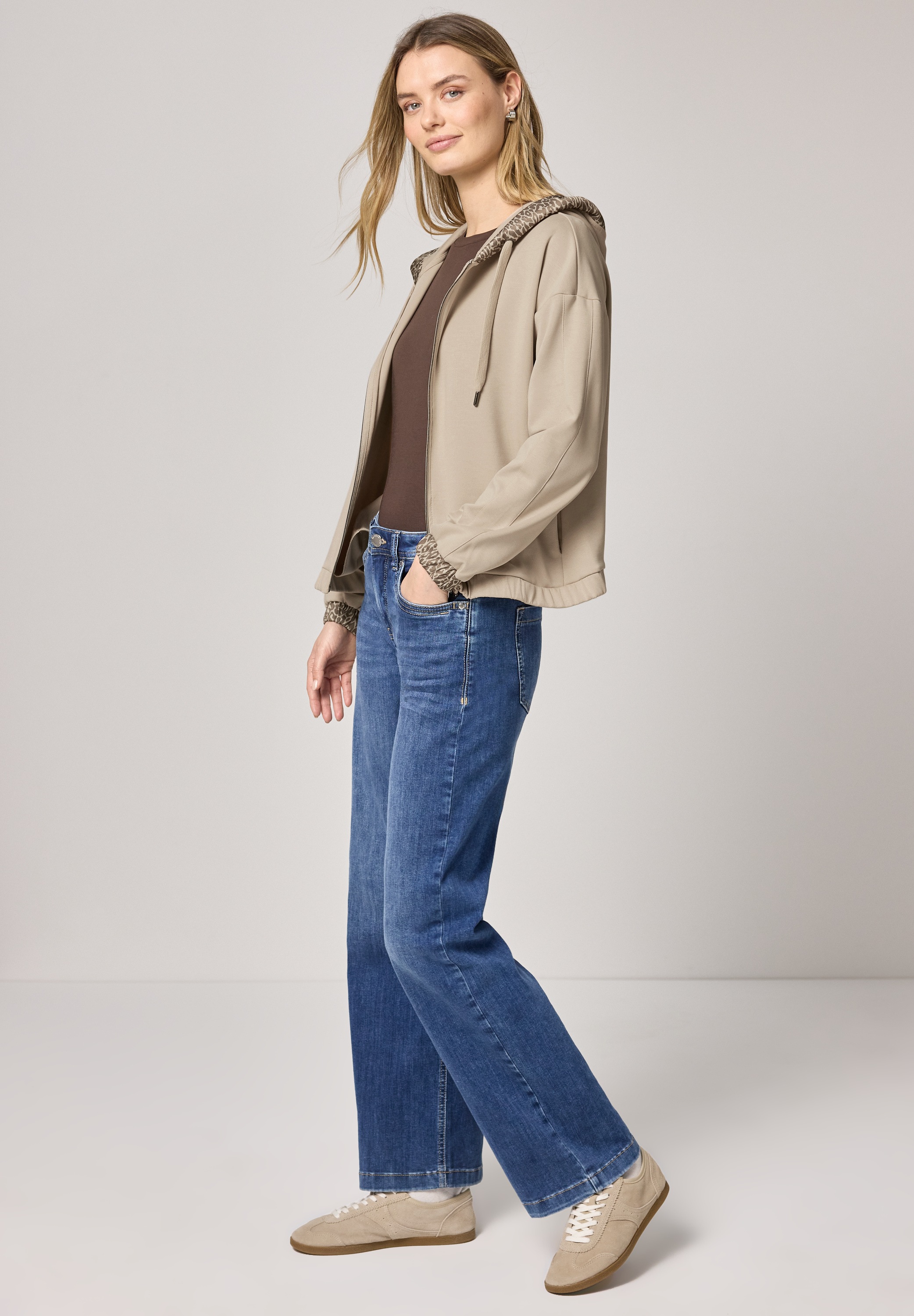 Street One Cardigan Cotton Beige 40 2