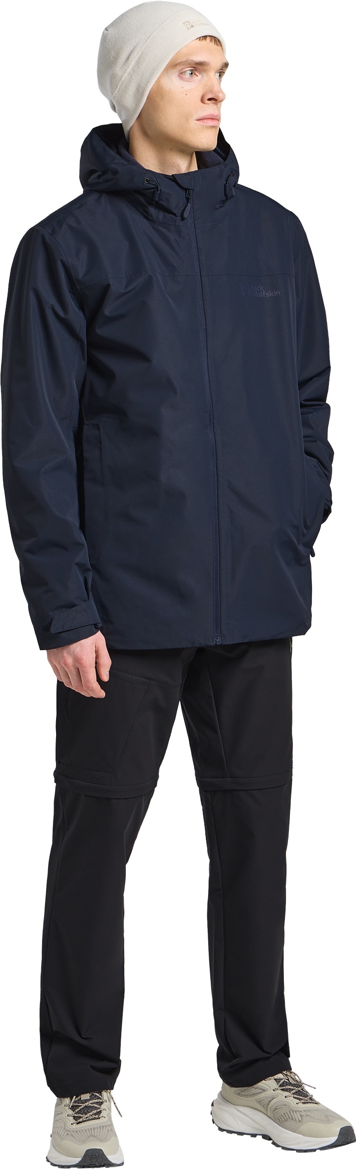 Jack Wolfskin 3-in-1-Funktionsjacke »TAUBENBERG 3IN1 JKT M«, mit Kapuze