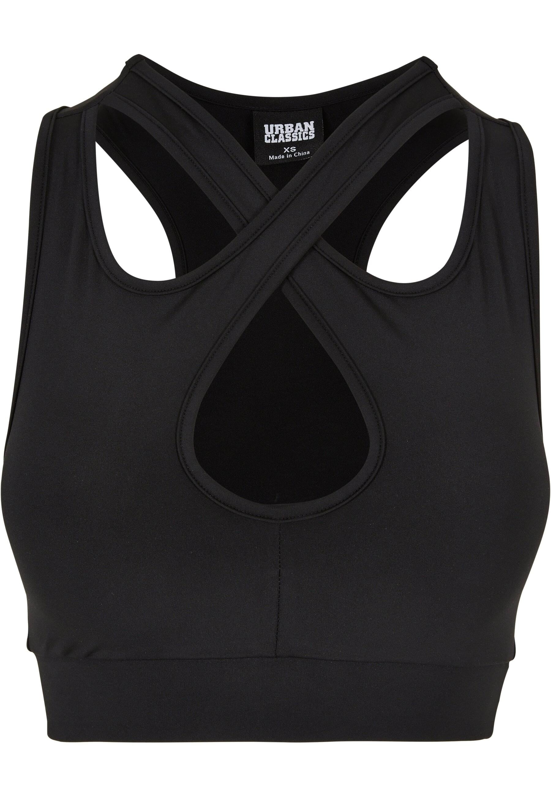 URBAN CLASSICS Sport-BH »Urban Classics Damen Ladies Crossed Sprots Bra«