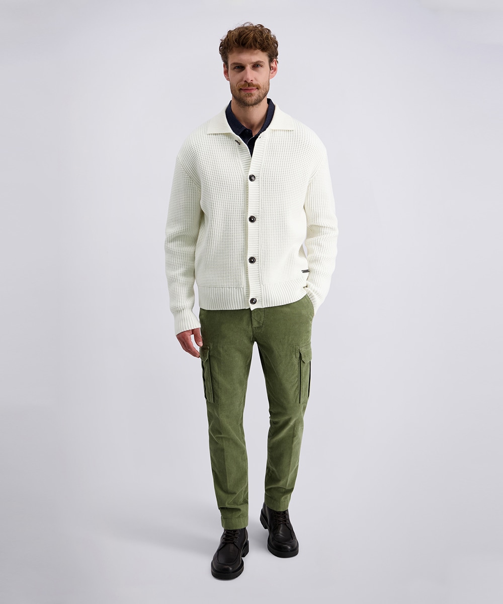 Pierre Cardin Strickjacke, mit Rippbündchen