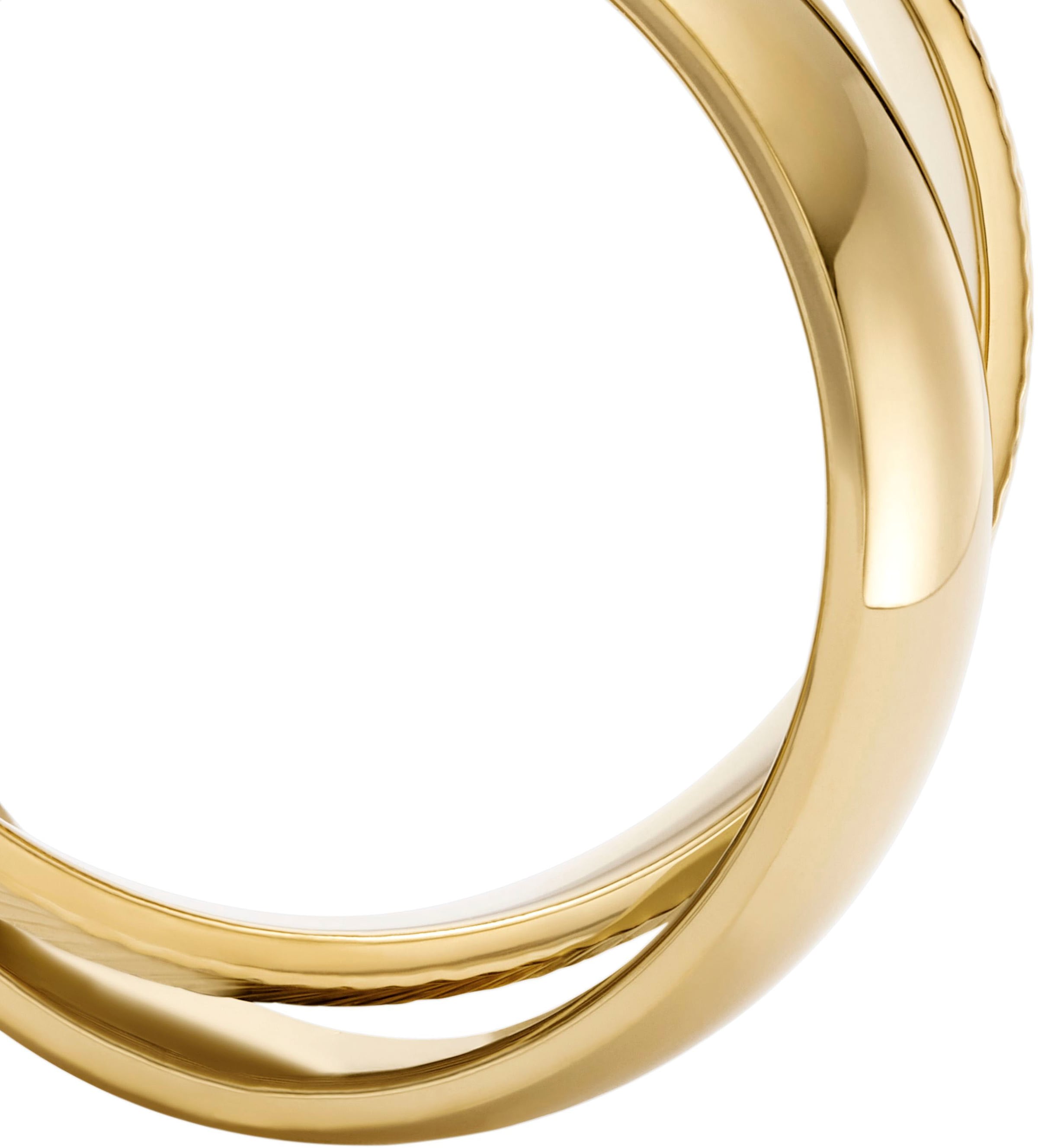 Fossil Fingerring »Schmuck Geschenk Edelstahl Ring Harlow, JF04806710«