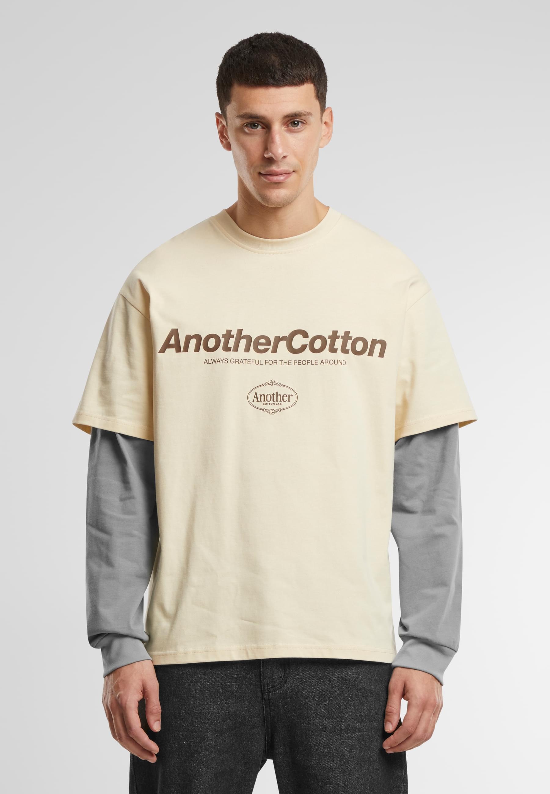 Another Cotton Lab Longsleeve »Another Cotton Lab Another Oversize Double Layer Longsleeve«, (1 tlg.)