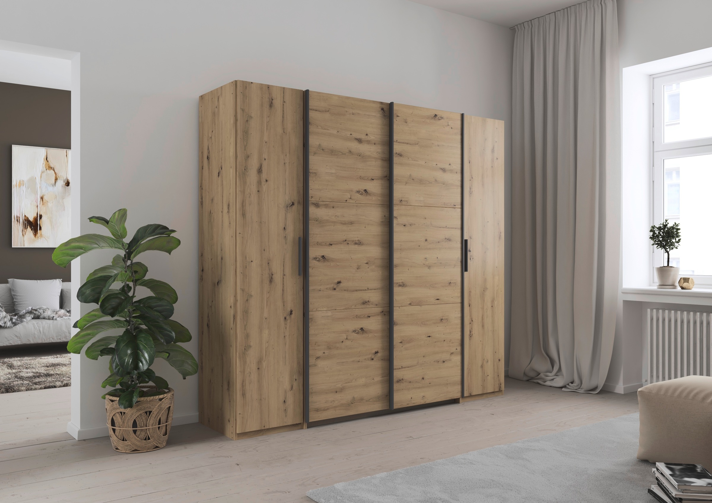 rauch Schwebetürenschrank "Kleiderschrank Drehtürenschrank Schrank Garderob günstig online kaufen