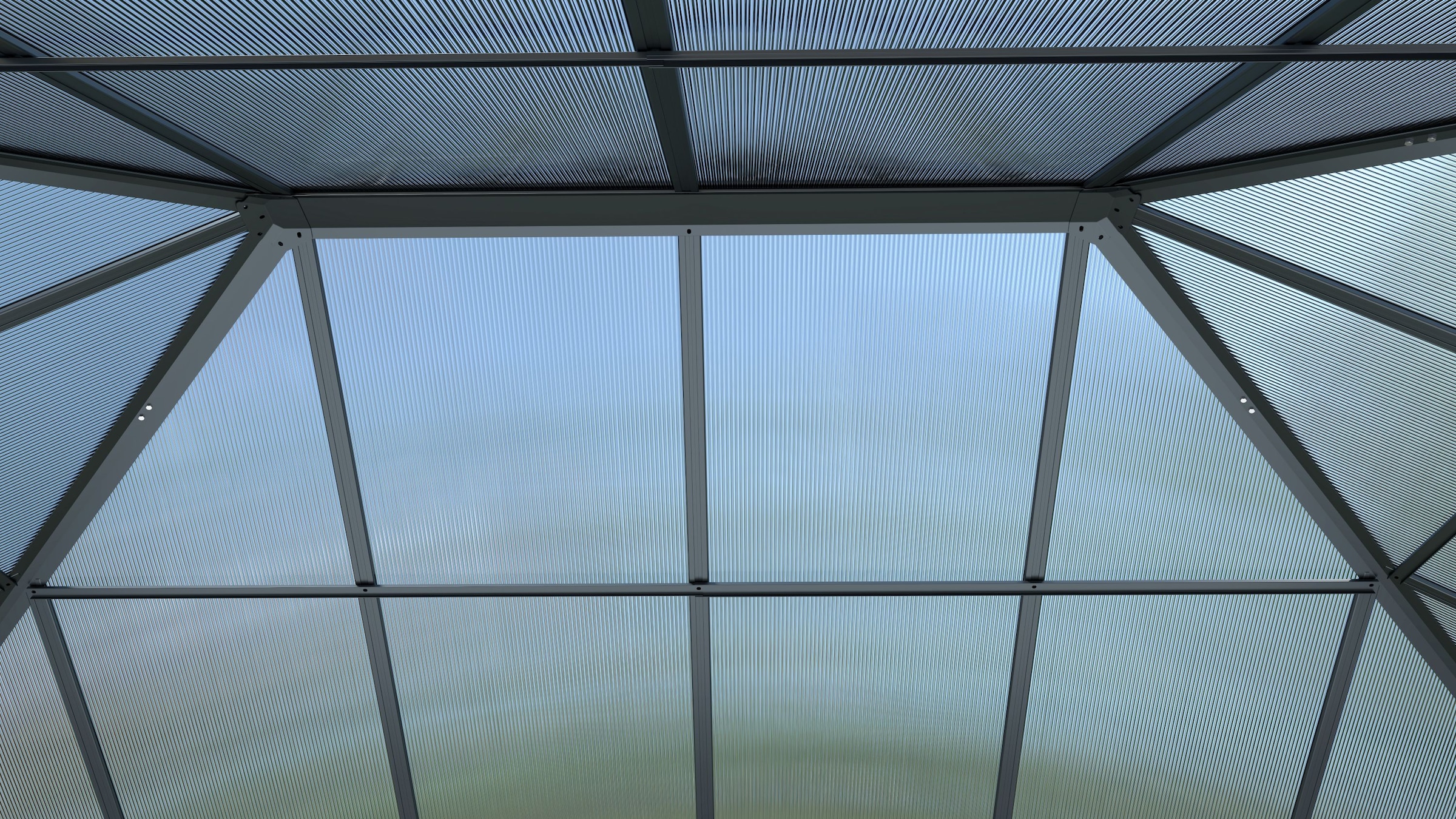 WESTMANN Gewächshaus »Suprema M Schwarz« 215x284x243cm