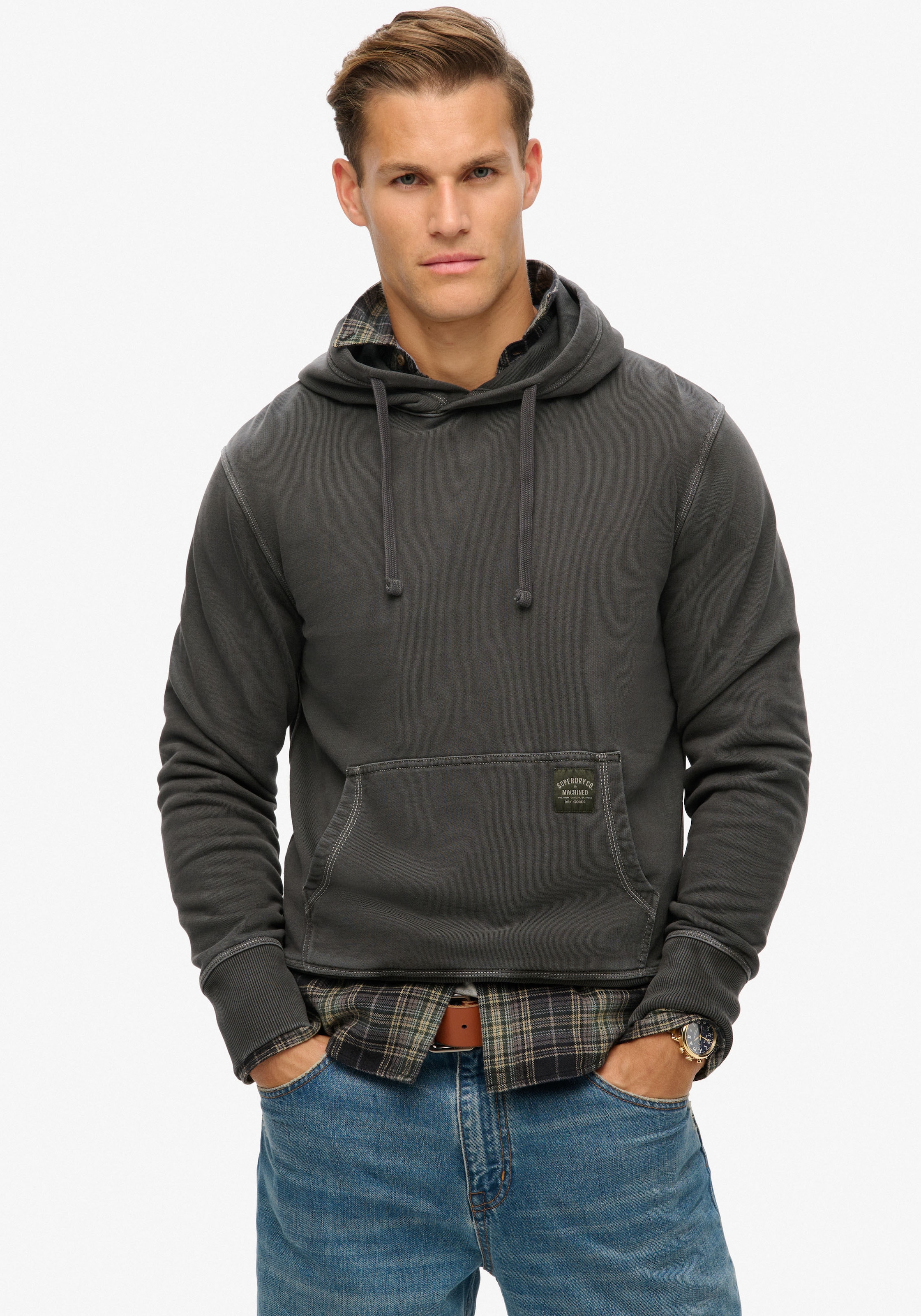 Kapuzensweatshirt »CONTRAST STITCH RELAXED HOODIE«