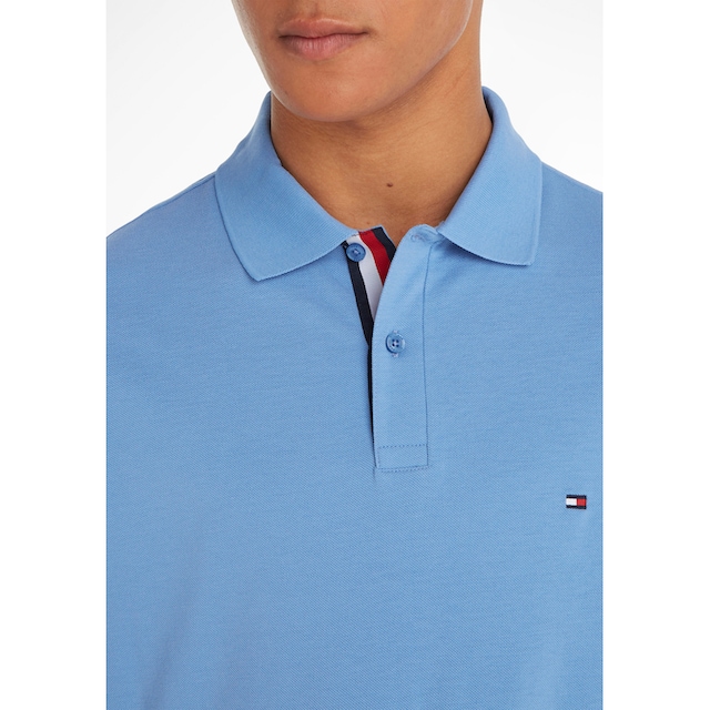 Tommy Hilfiger Poloshirt »RWB TAPE PLACKET REGULAR POLO«, mit Logotape am  Kragen ▷ für | BAUR