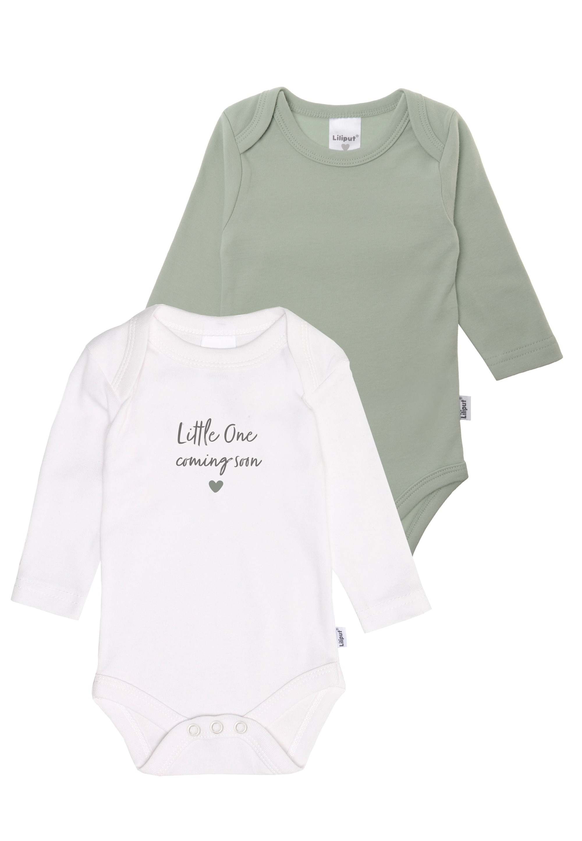 Liliput "Little One Coming Soon" 2er-Pack mit Druckknöpfen