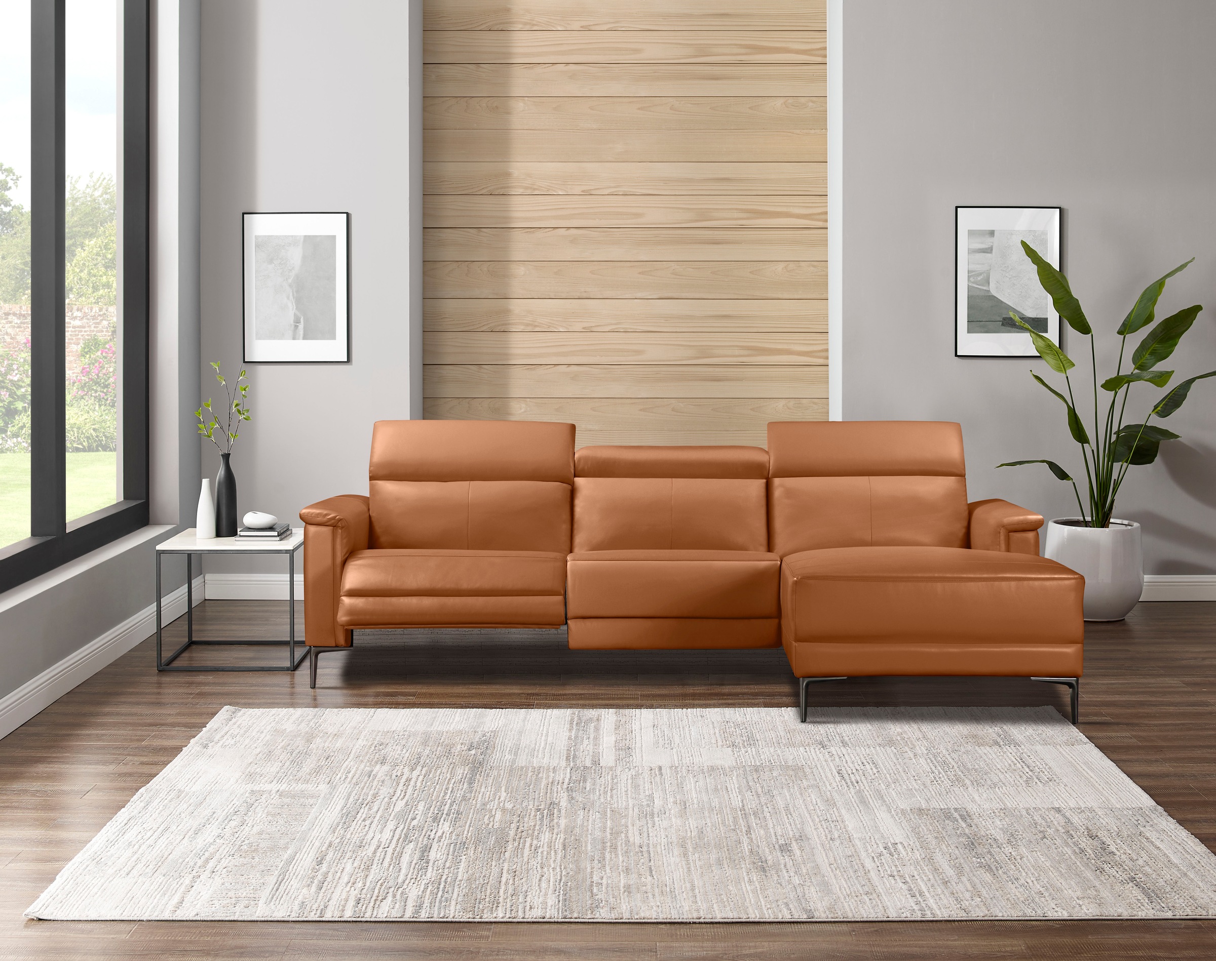 Places of Style Ecksofa Lund, mit man. o. elektr. Relaxfunktion und USB/ Kopfteilverstellung