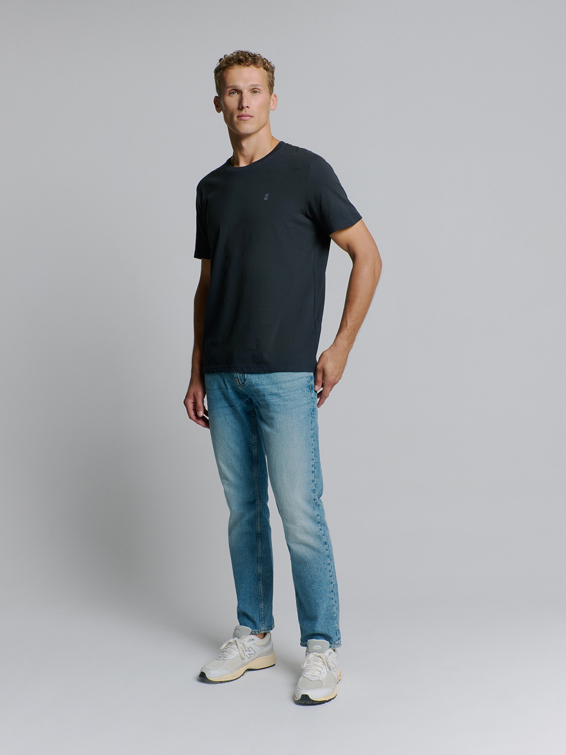 NO EXCESS T-Shirt »No Excess Basic Rundhals T-Shirt T-Shirt Crewneck Solid Basic«