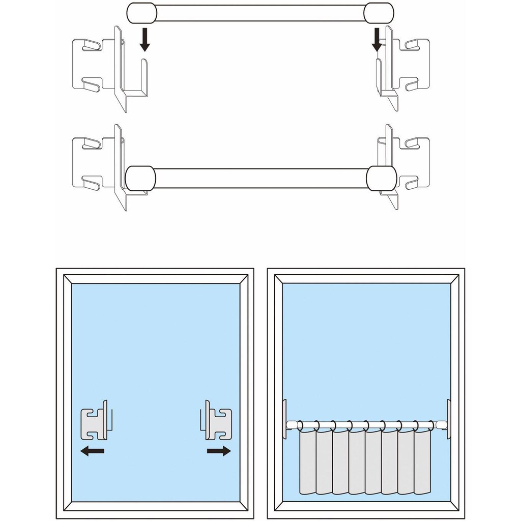 Good Life Dichtungsklemmhalter »Dico«, (Set, 2 St.)