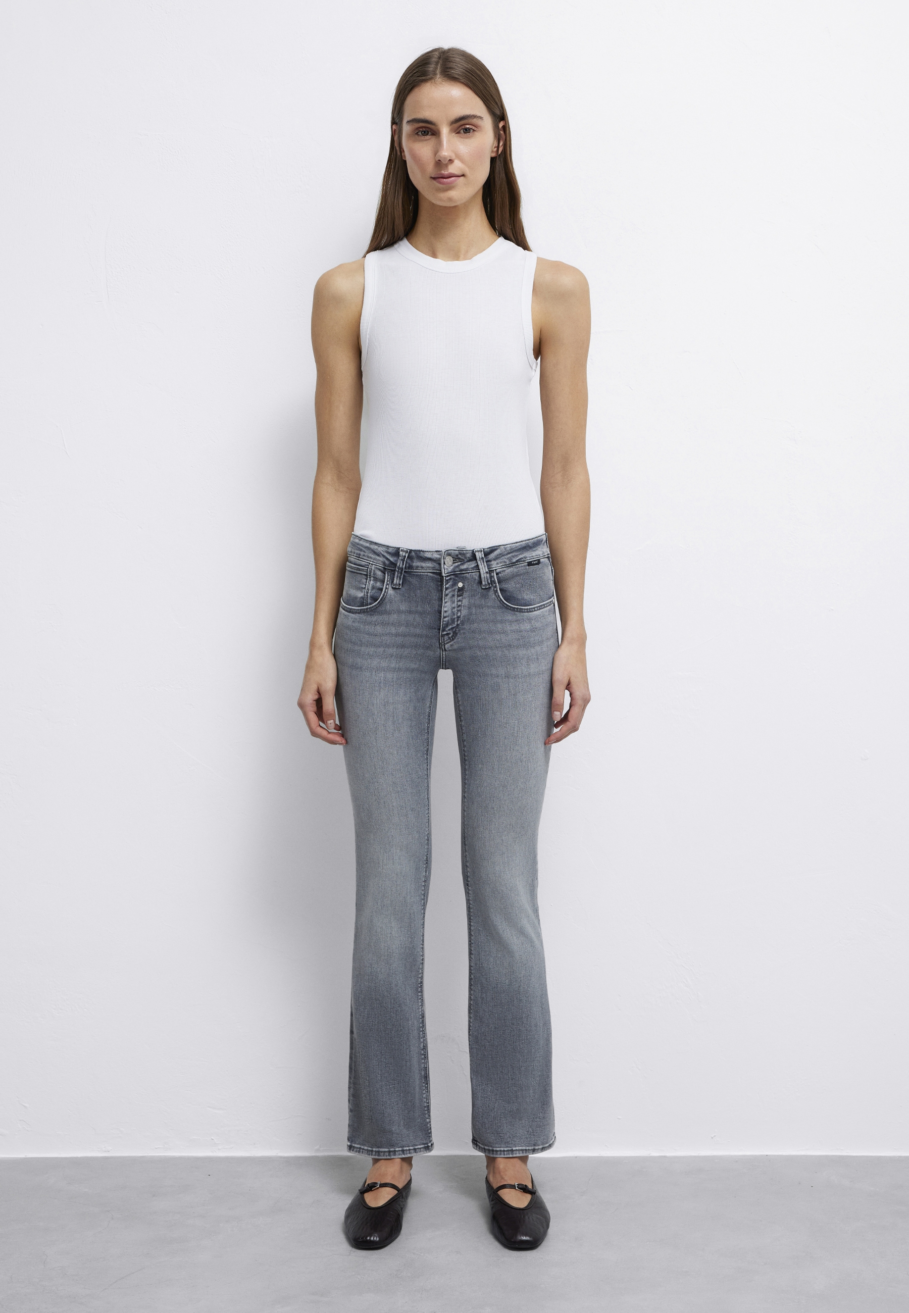 Mavi Bootcut-Jeans »BELLA MID-RISE« Bootcut Jeans