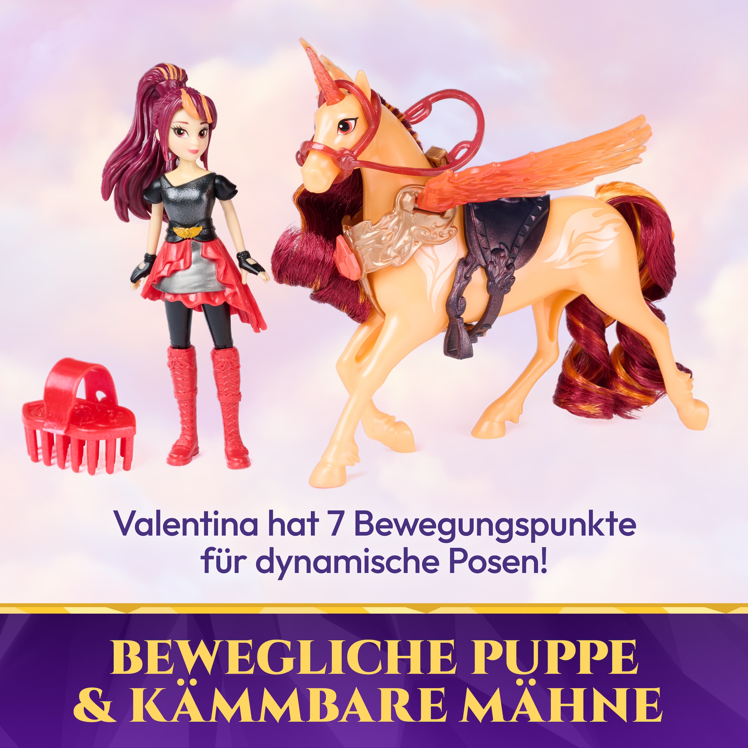 Spin Master Anziehpuppe »Unicorn Academy - Wing Magic Valentina und Cinder«