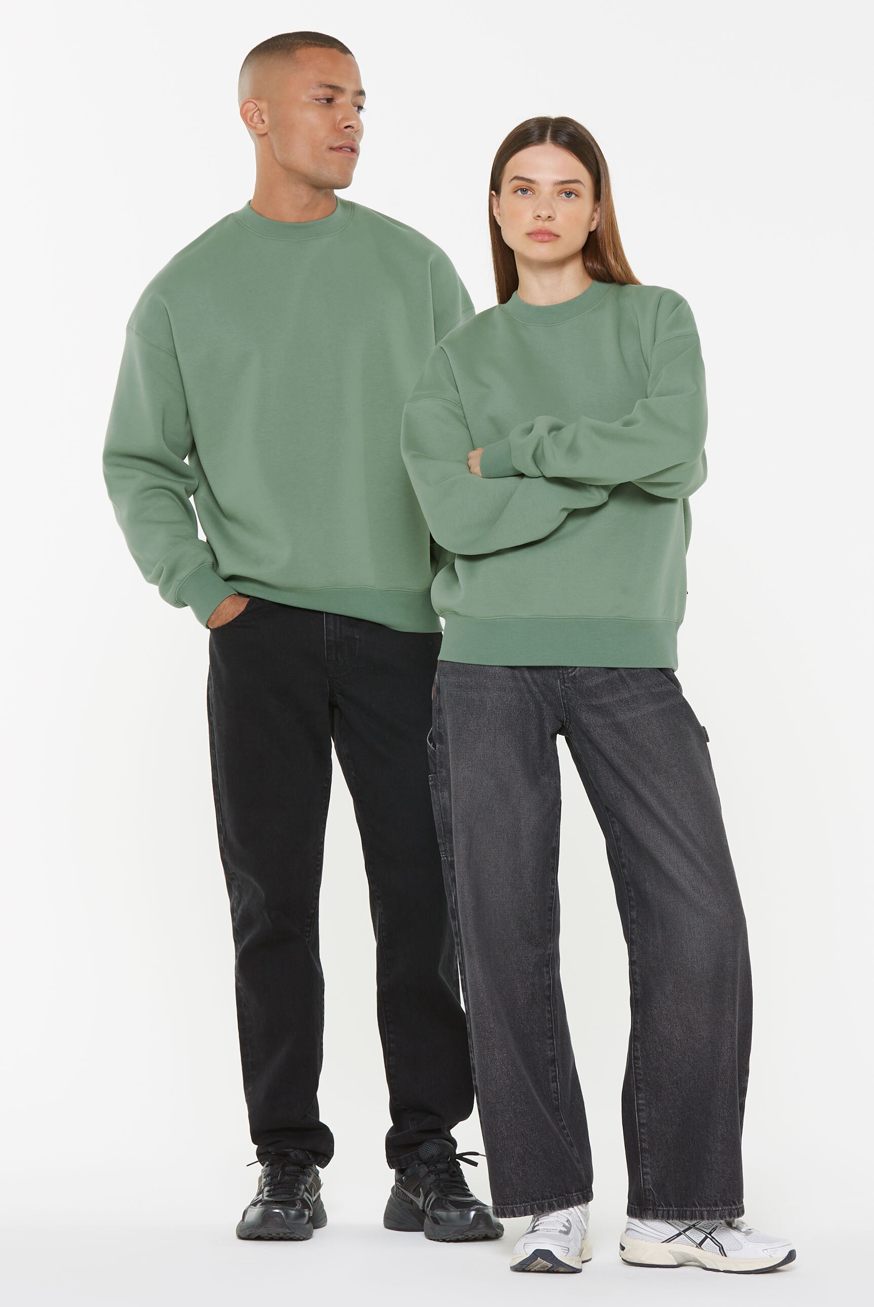 Harlem Soul Sweater, mit überschnittenen Schultern