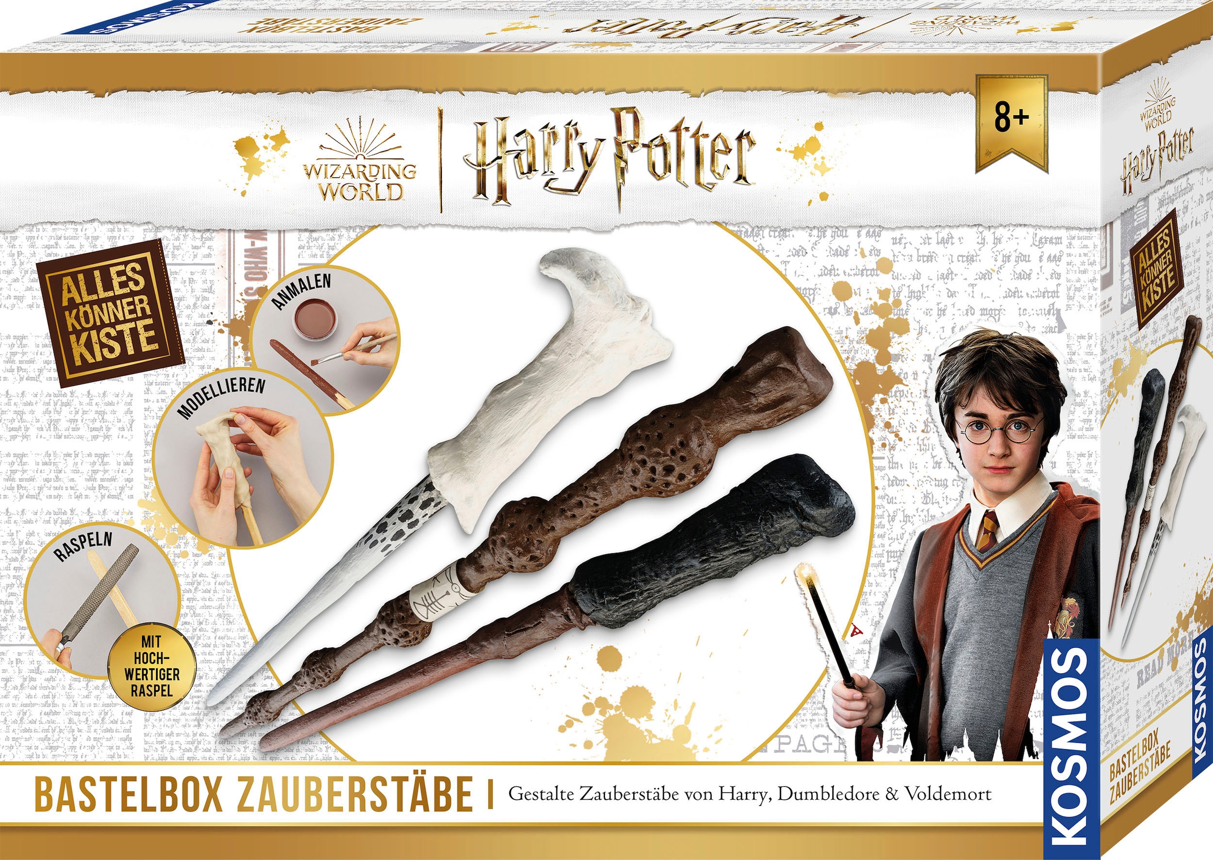 Kreativset »AllesKönnerKiste, Harry Potter - Bastelbox Zauberstäbe«