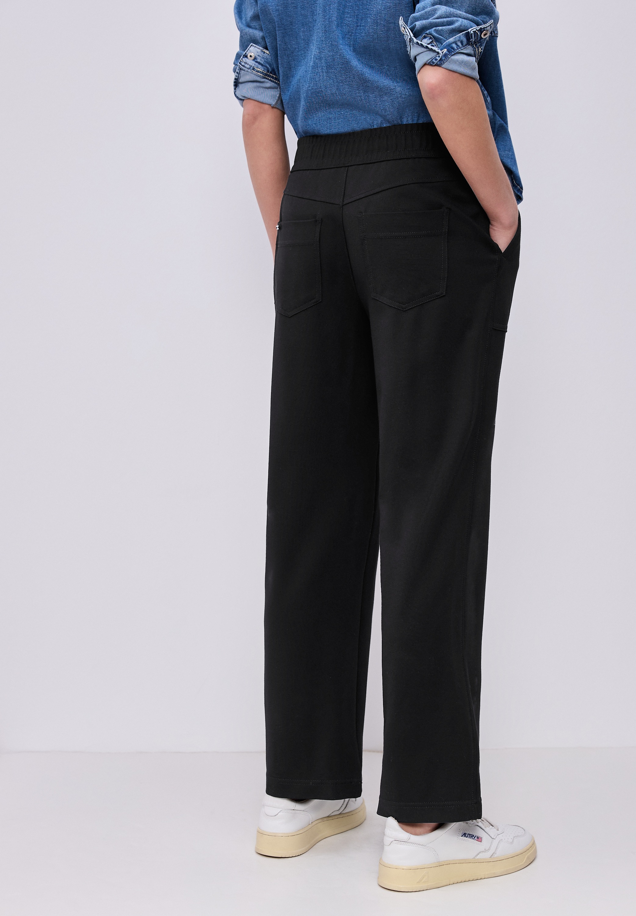 STREET ONE Stoffhose Elastikbund mit Tunnelzug günstig online kaufen