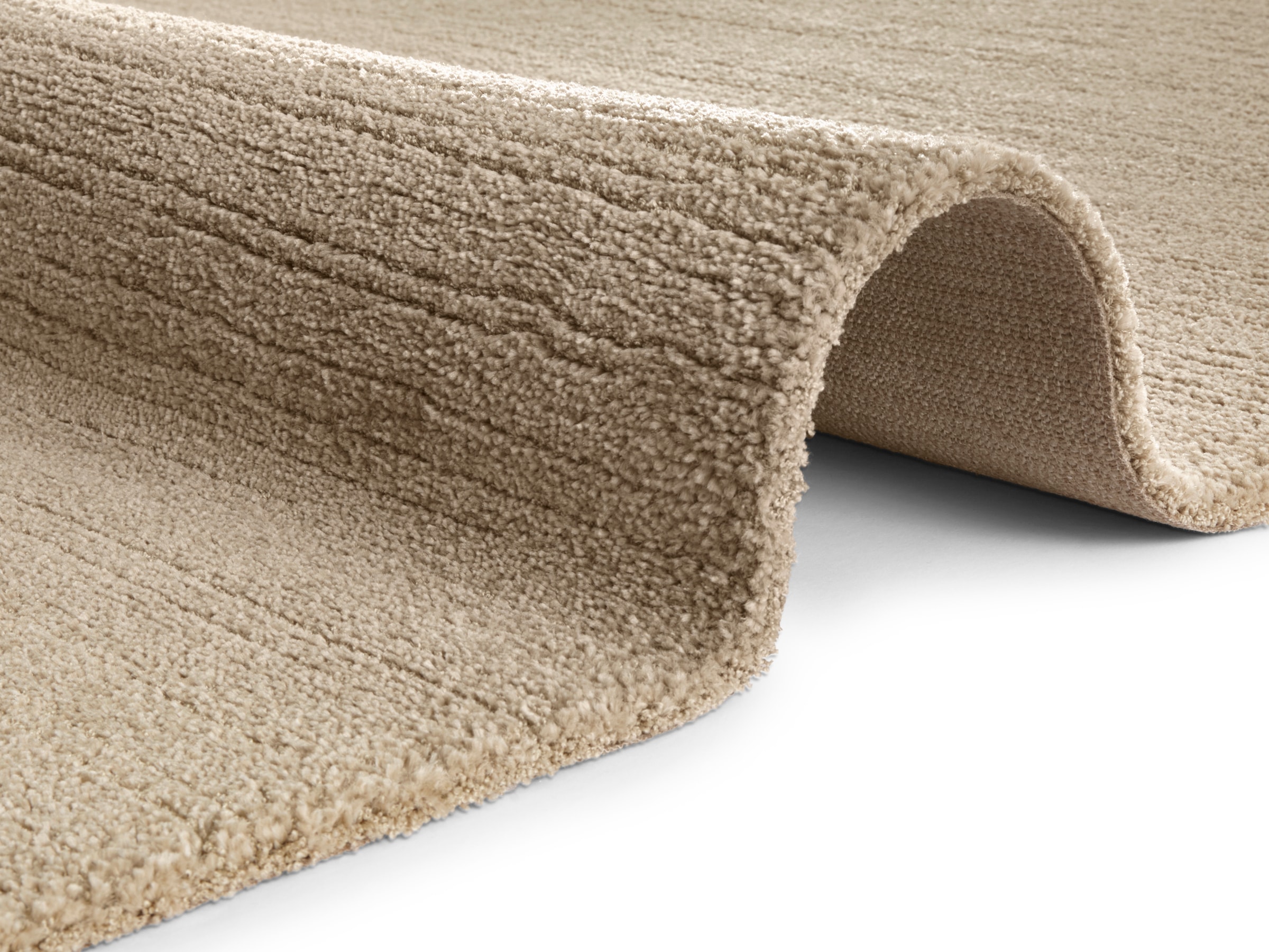 ELLE DECORATION Teppich »Loos« rechteckig 14 mm Höhe Kurzflor, Weich, Uni, Modern, Scandi-Look, Wohnzimmer, Schlafzimmer