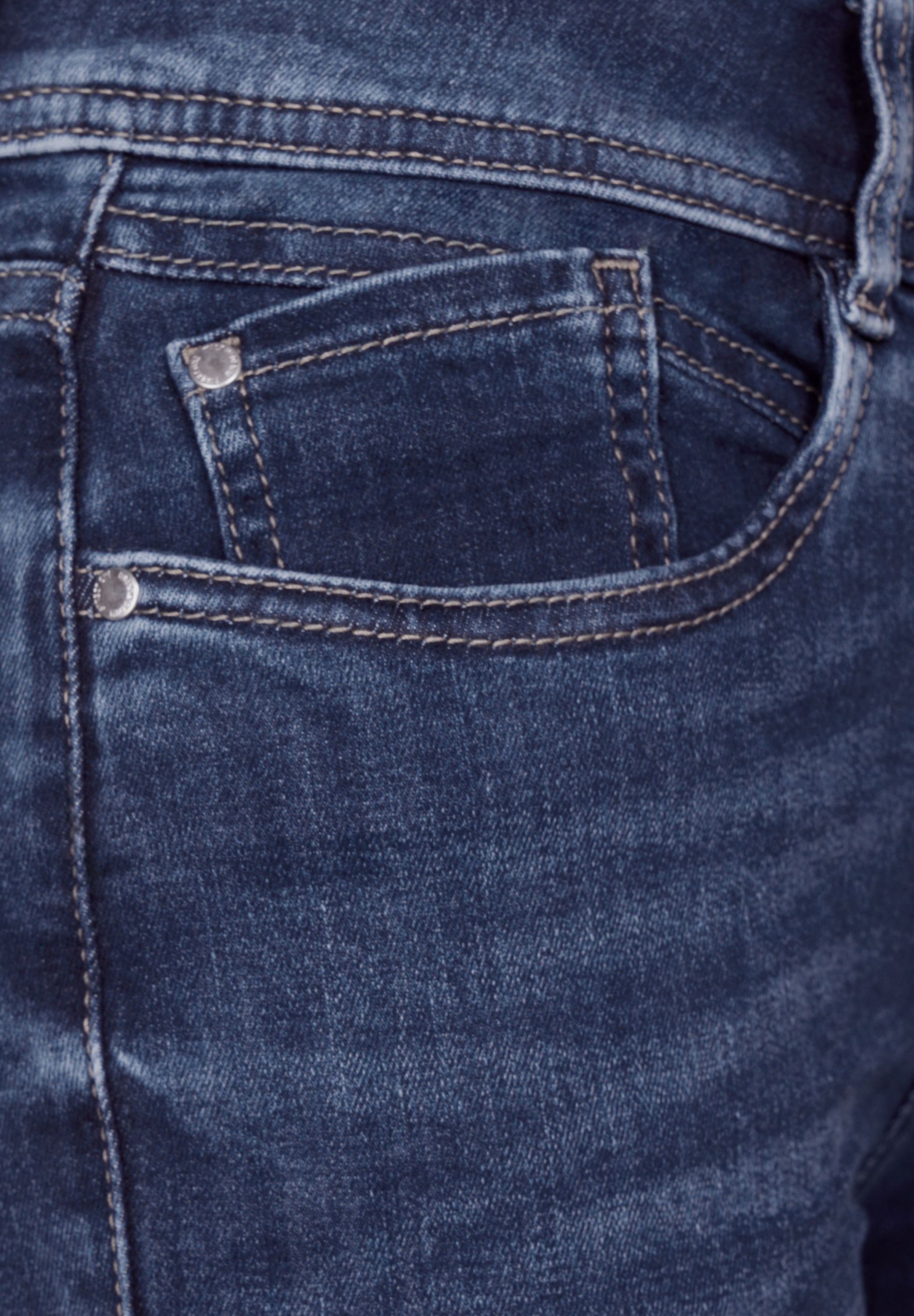 STREET ONE Slim-fit-Jeans, High Waist