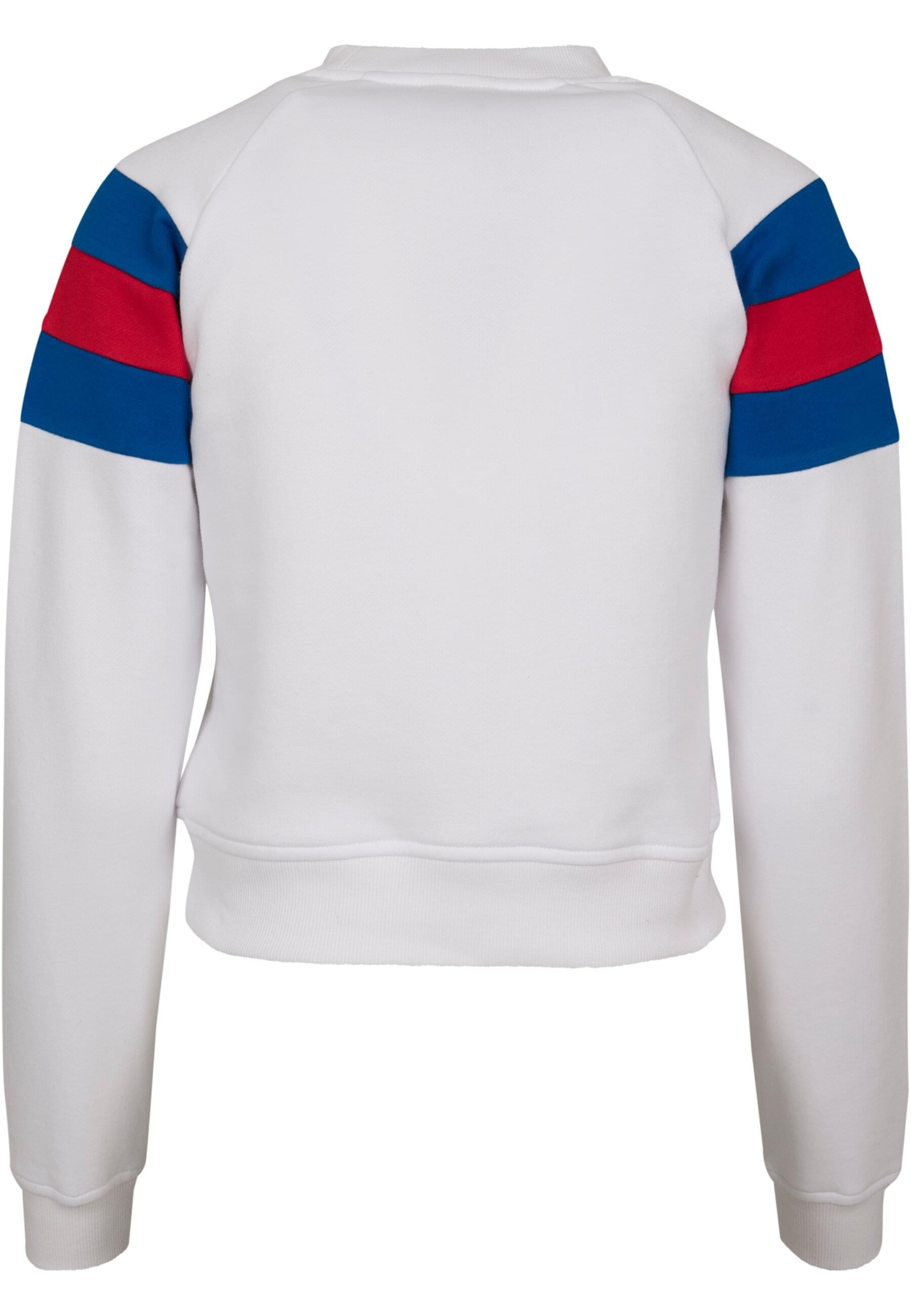 URBAN CLASSICS Sweatshirt »Urban Classics Damen Ladies Sleeve Stripe Crew«, (1 tlg.)