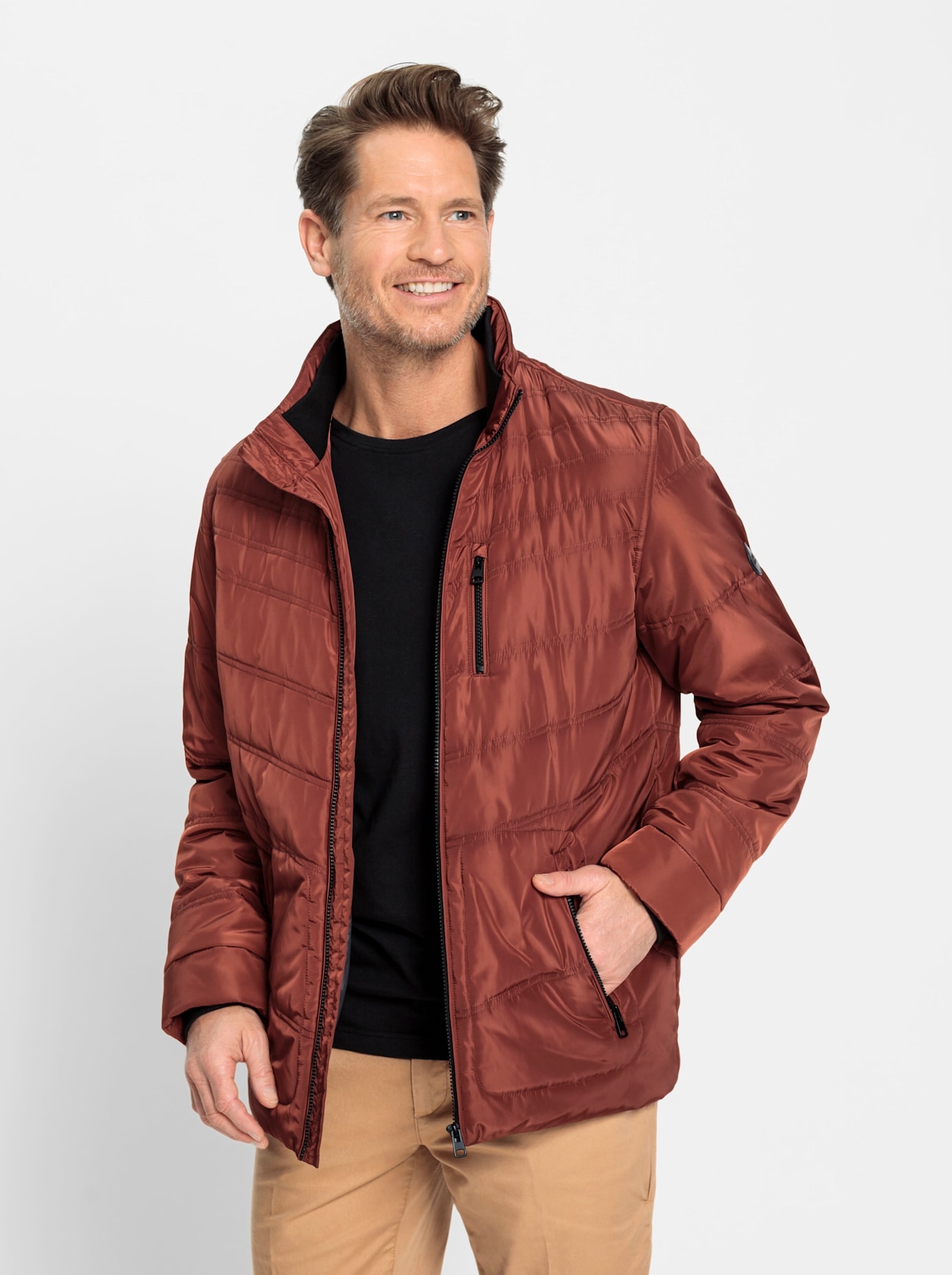 Marco Donati Steppjacke, mit Kapuze