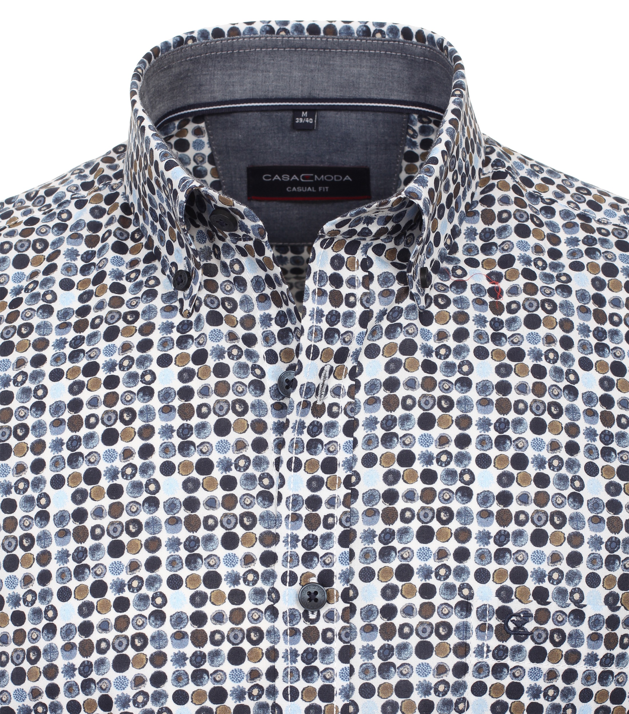 CASAMODA Kurzarmhemd »CASAMODA Freizeithemd Kurzarm Print«