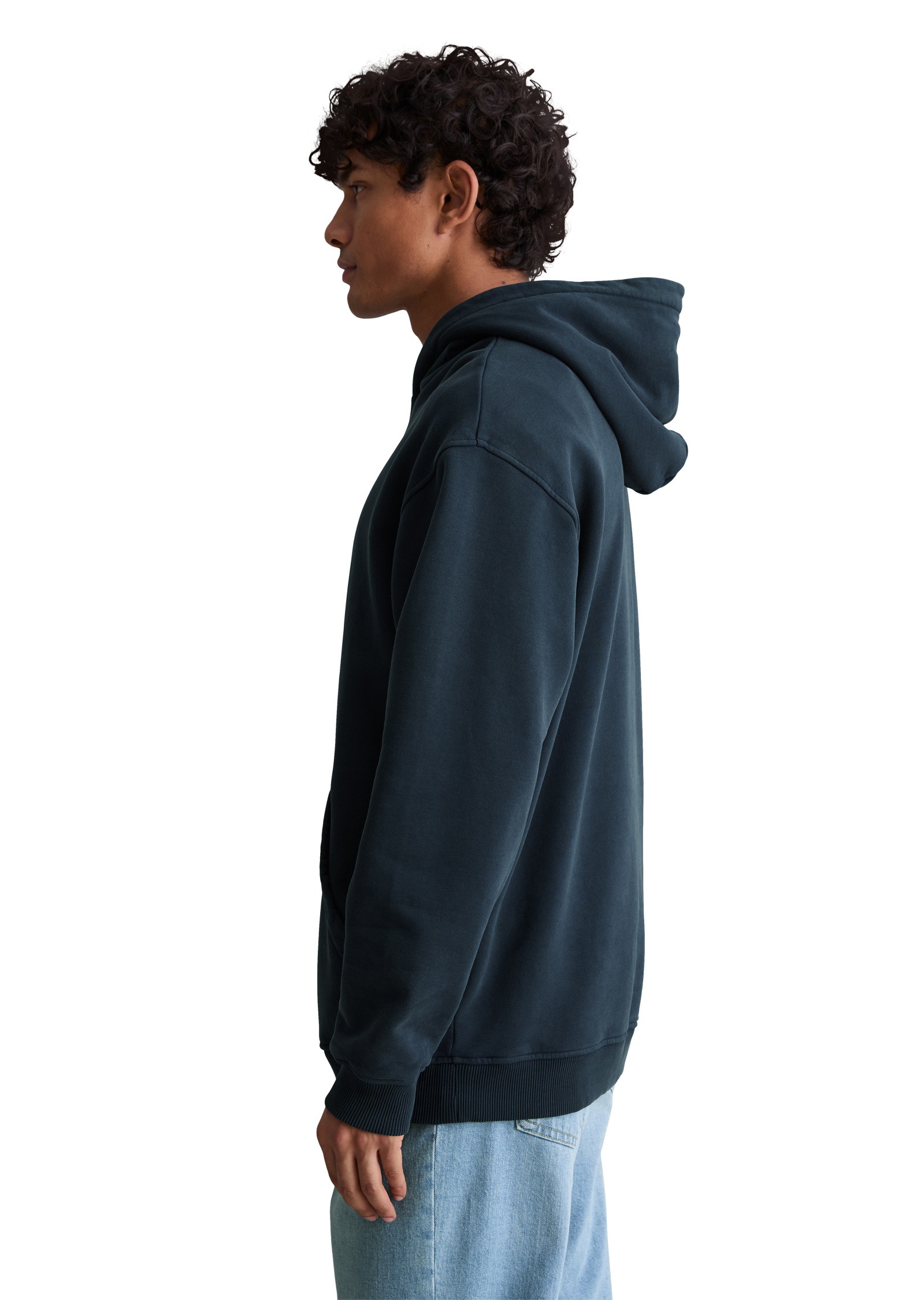 Marc O'Polo Denim Sweatshirt Navy Teal Size S 4