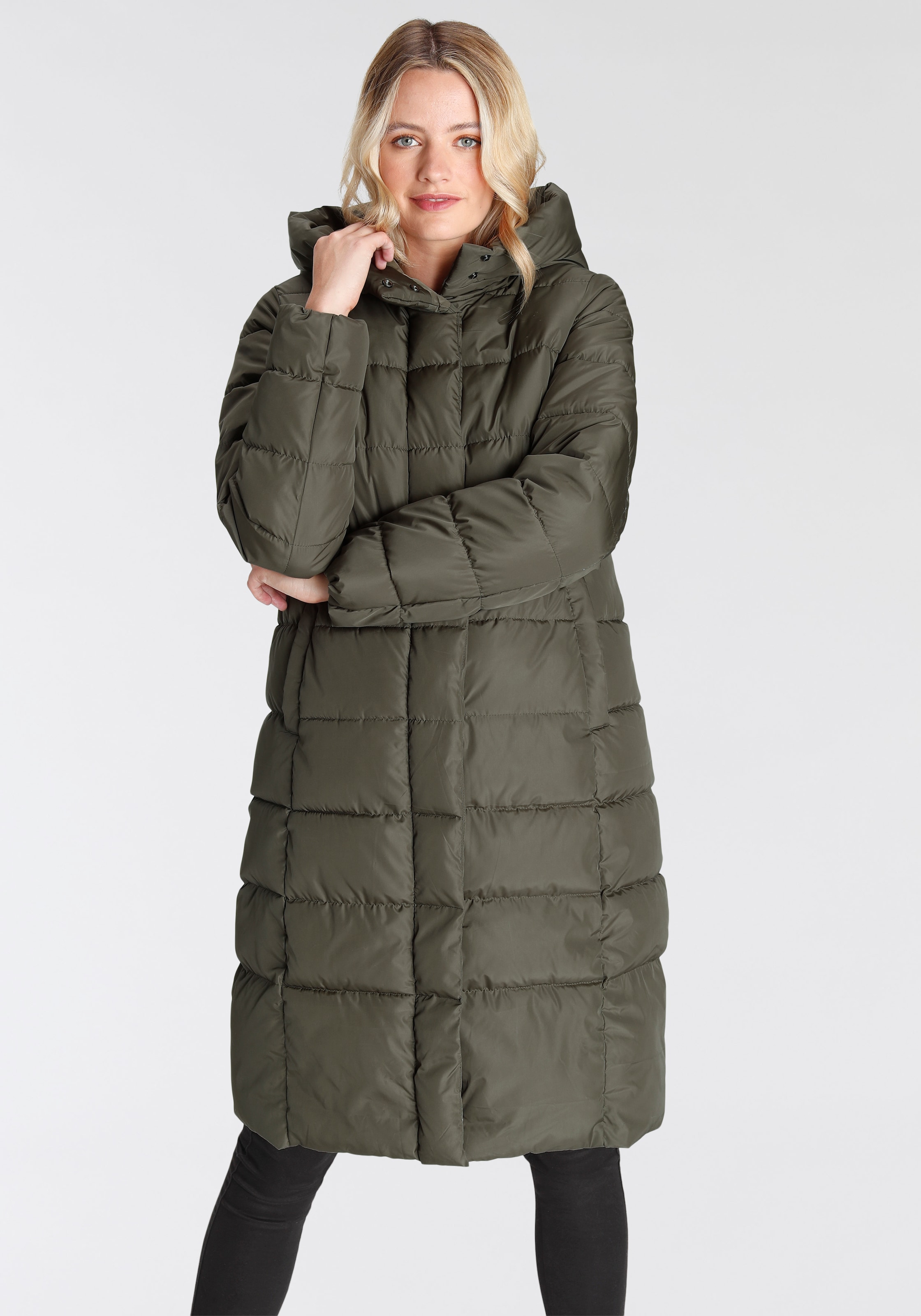 ONLY Steppmantel "ONLTINA – Puffermantel mit Premium-Füllung und verdecktem günstig online kaufen
