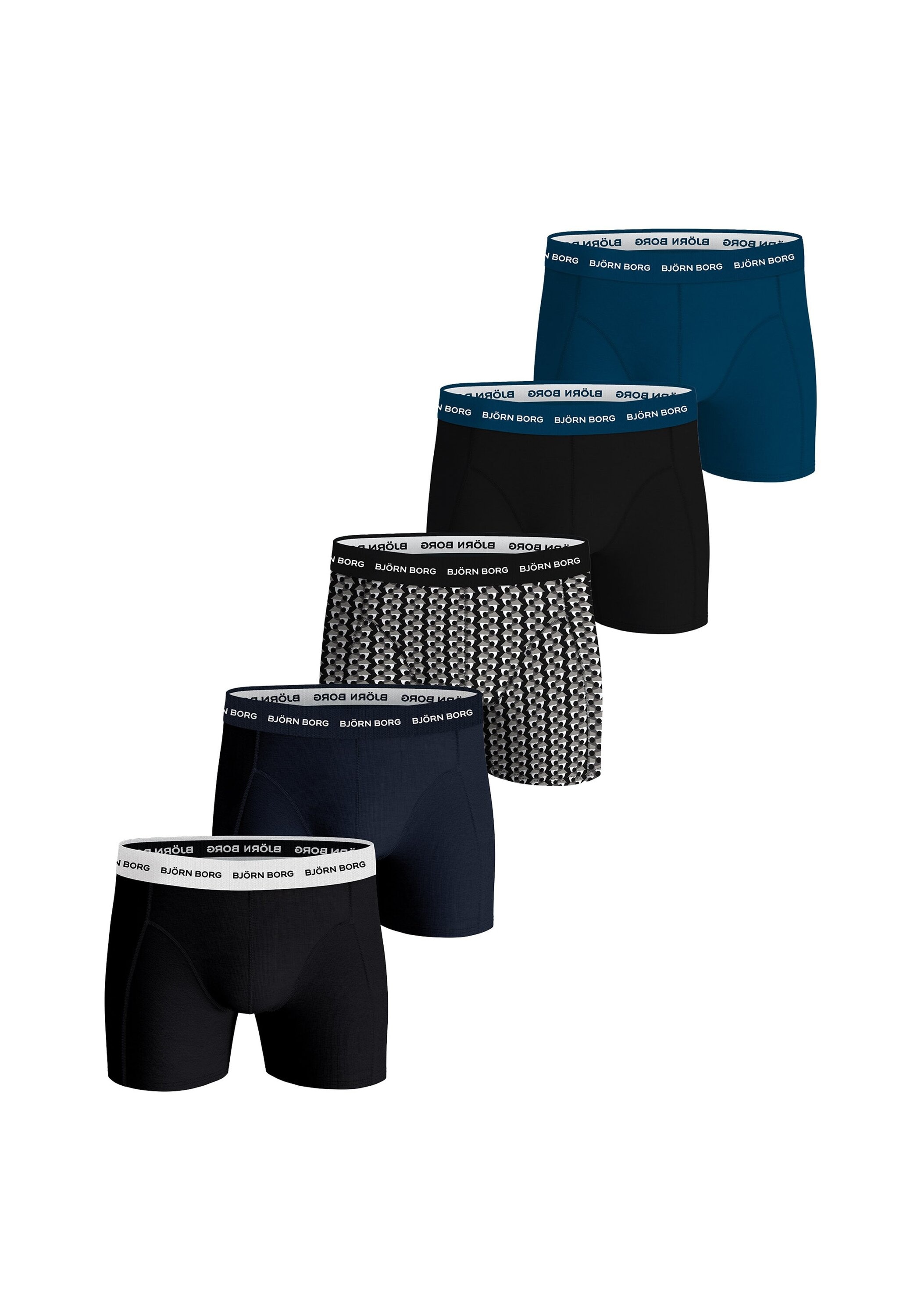 Björn Borg Boxershorts "Boxershort Cotton Stretch Boxer 5P 5er Pack" günstig online kaufen
