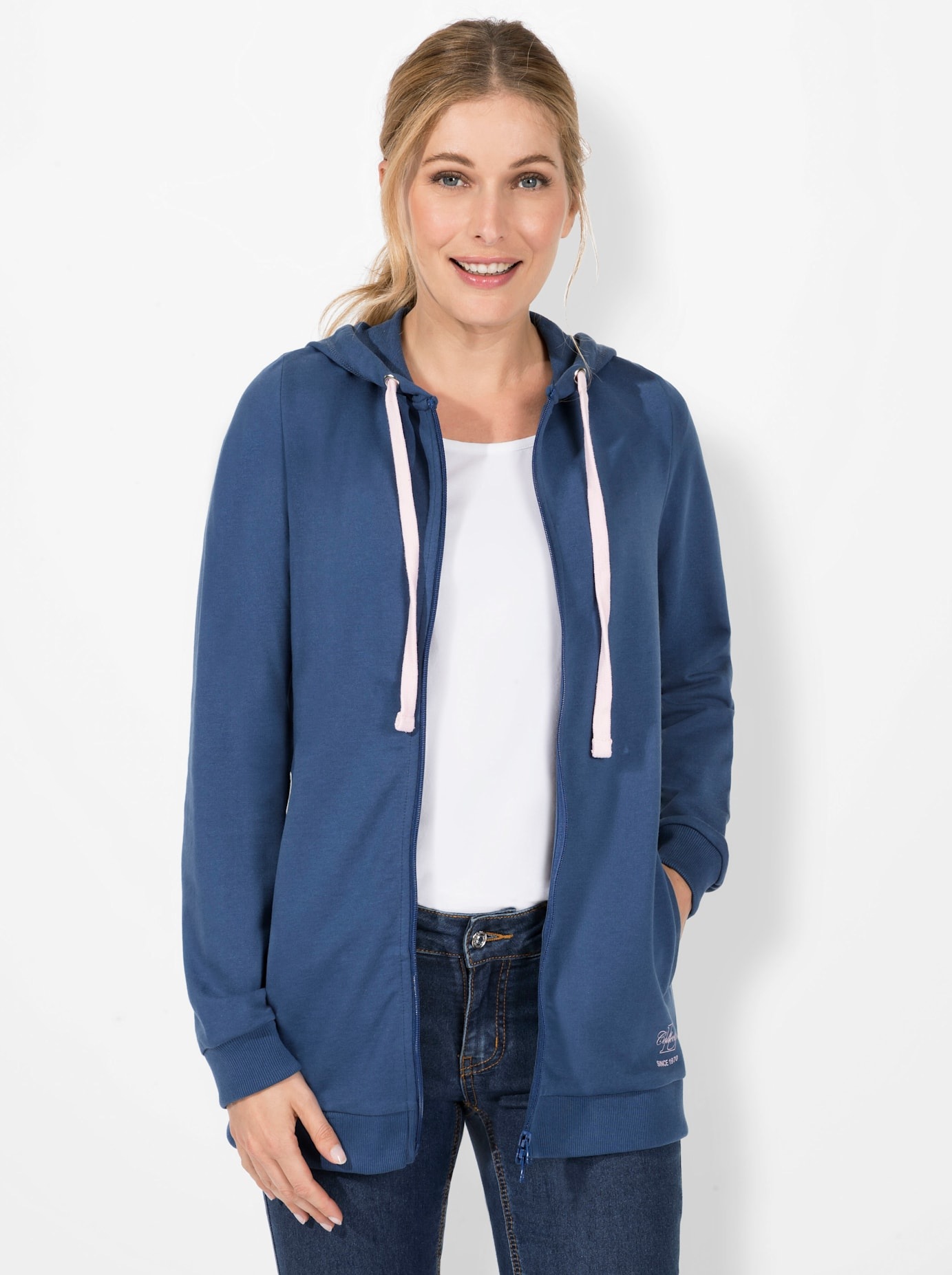 Casual Looks Shirtjacke "Sweatjacke" 1 Stk. tlg. günstig online kaufen