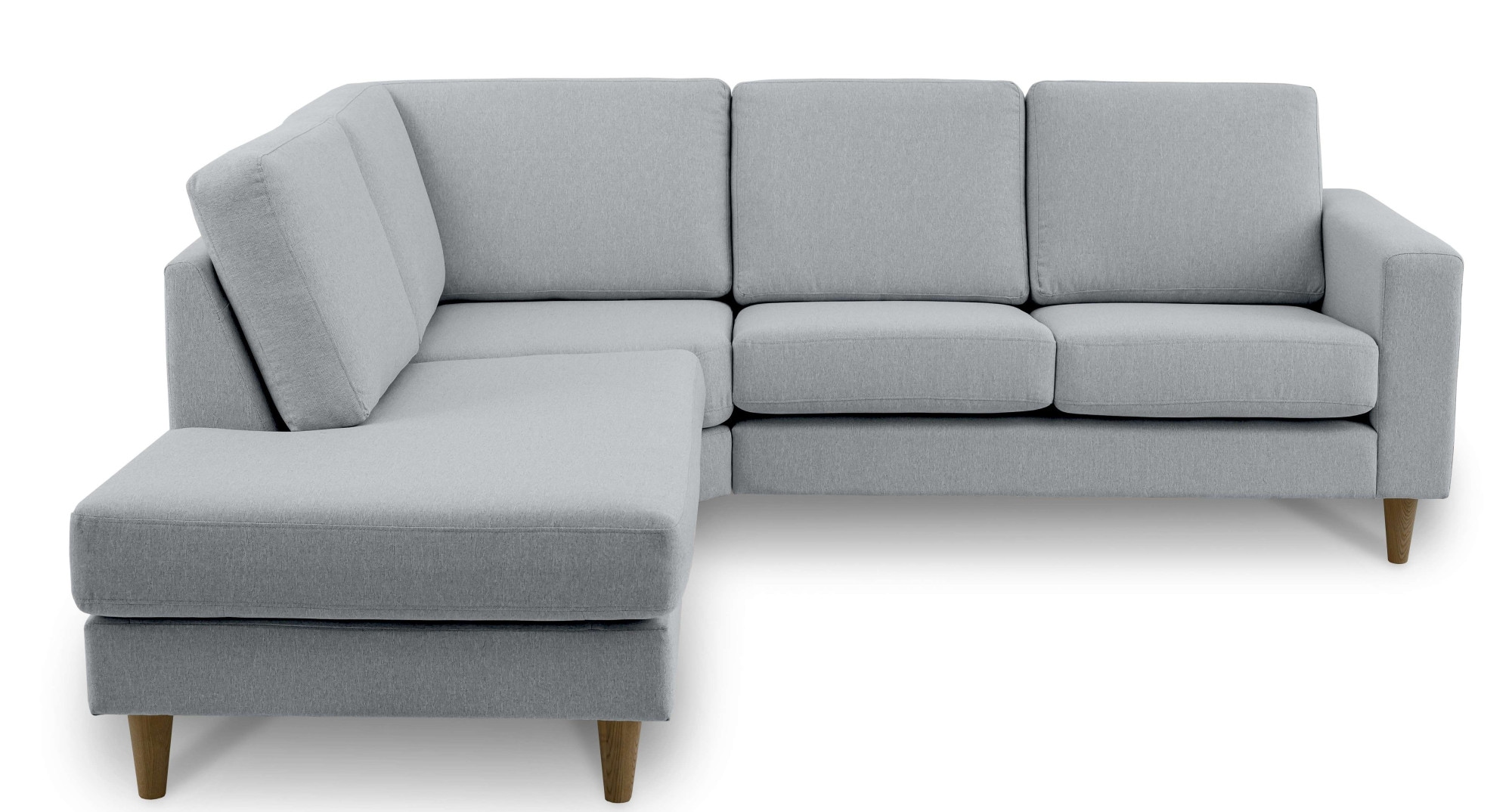 andas Ecksofa »Tvinno«, im skandinavischen Stil, L-Form, mit Massivholzfüßen, Breite 230 cm