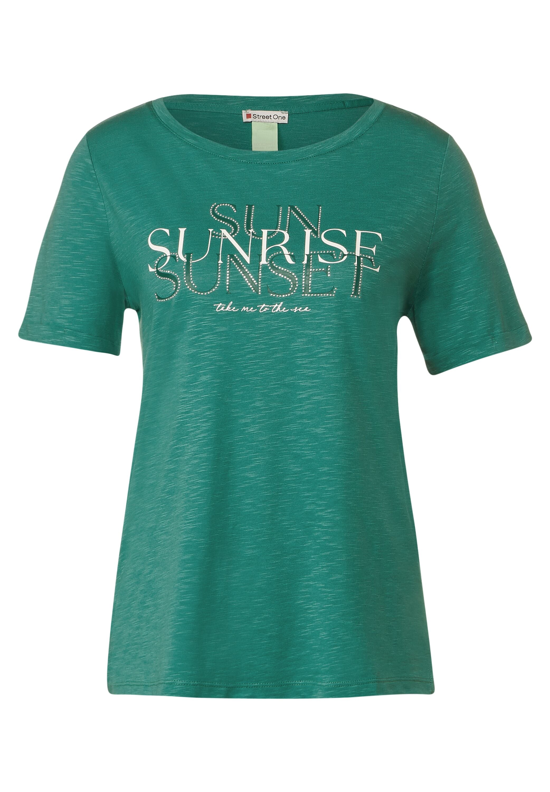 STREET ONE T-Shirt, mit Rundhalsausschnitt