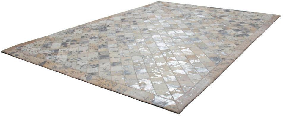 Fellteppich »Lavish 210 Lederteppich«, rechteckig, Patchwork-echtes Leder-Fell,...