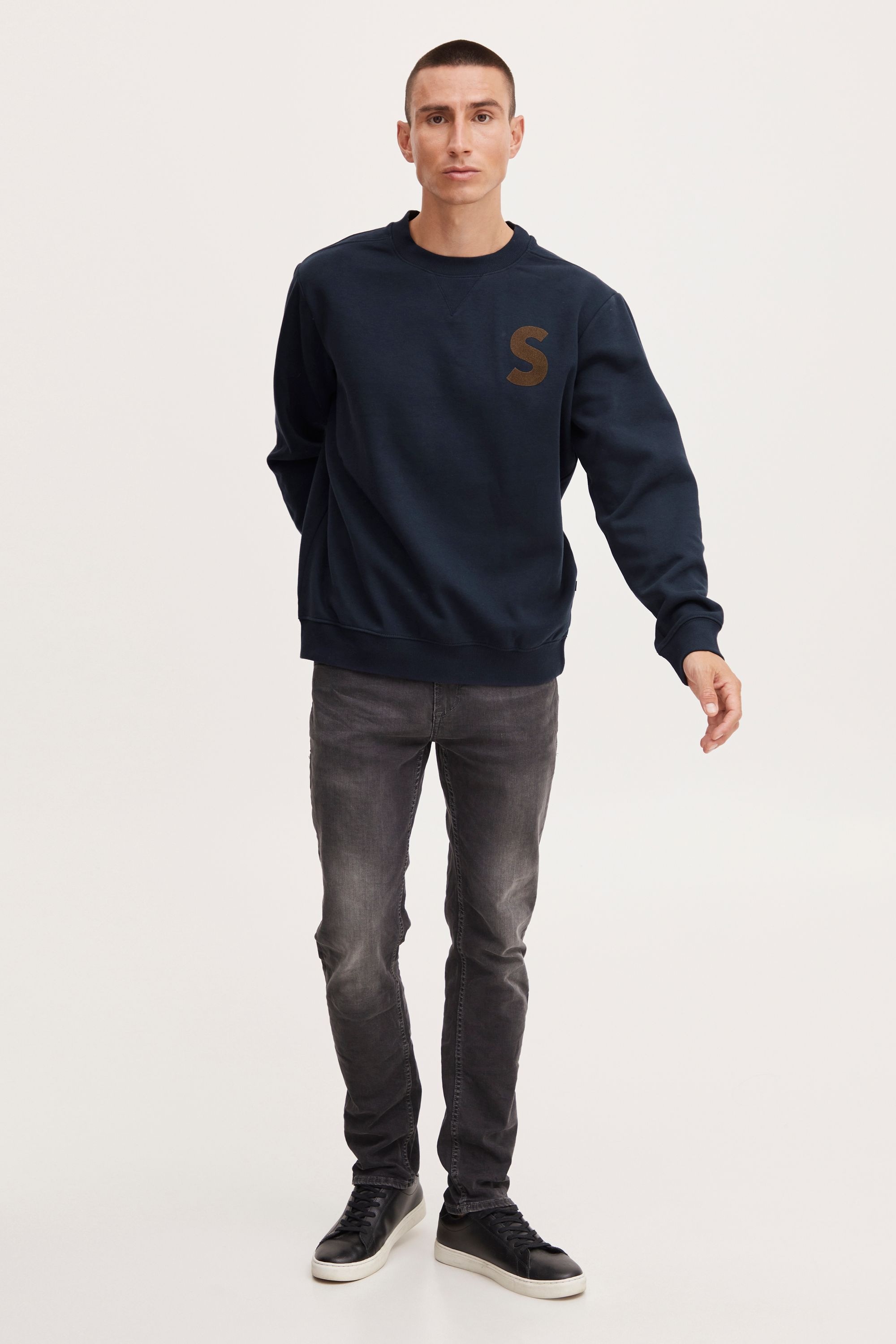 Solid Longpullover "Sweatshirt SDCael" günstig online kaufen