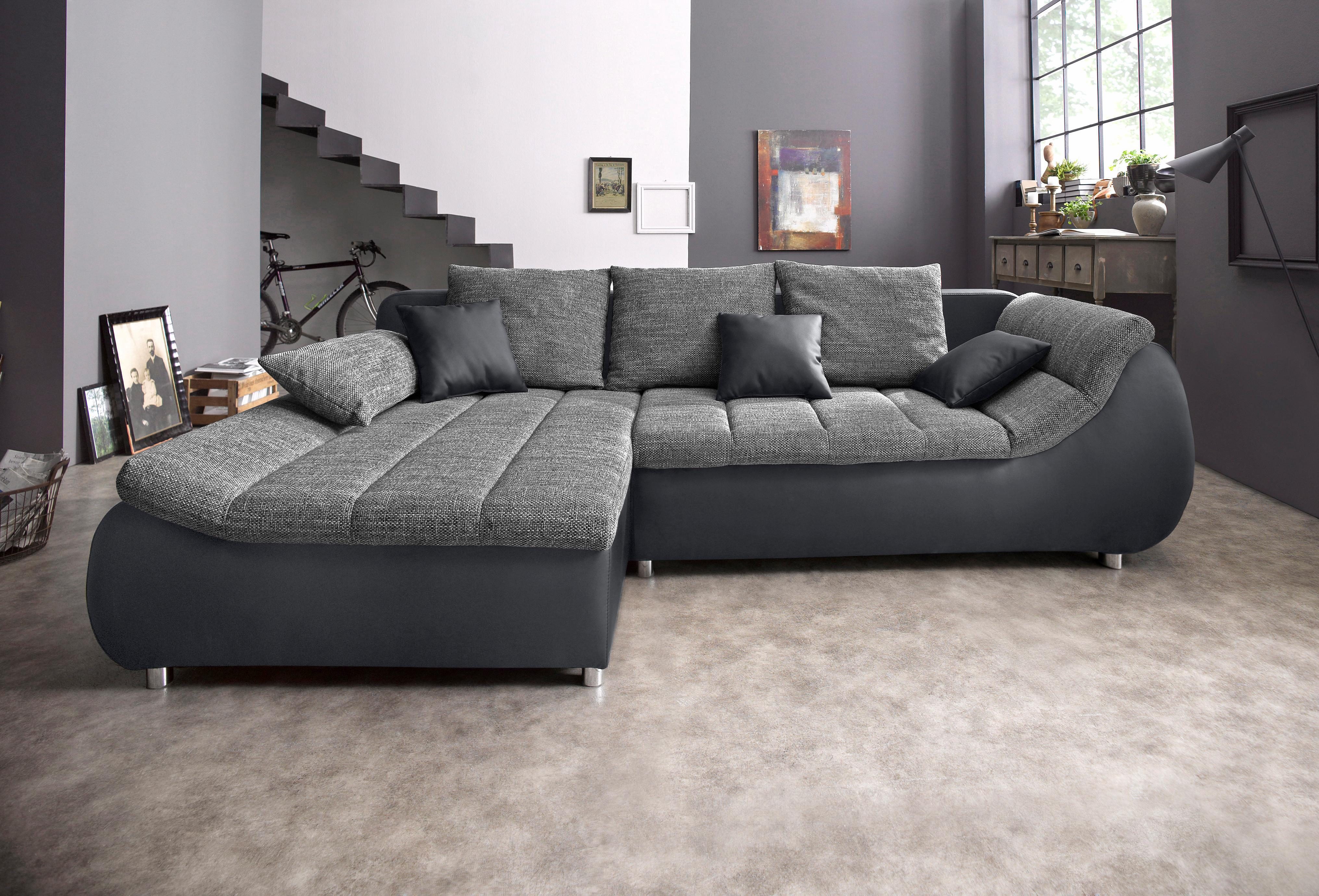 my home Ecksofa Liliana, wahlweise mit Bettfunktion