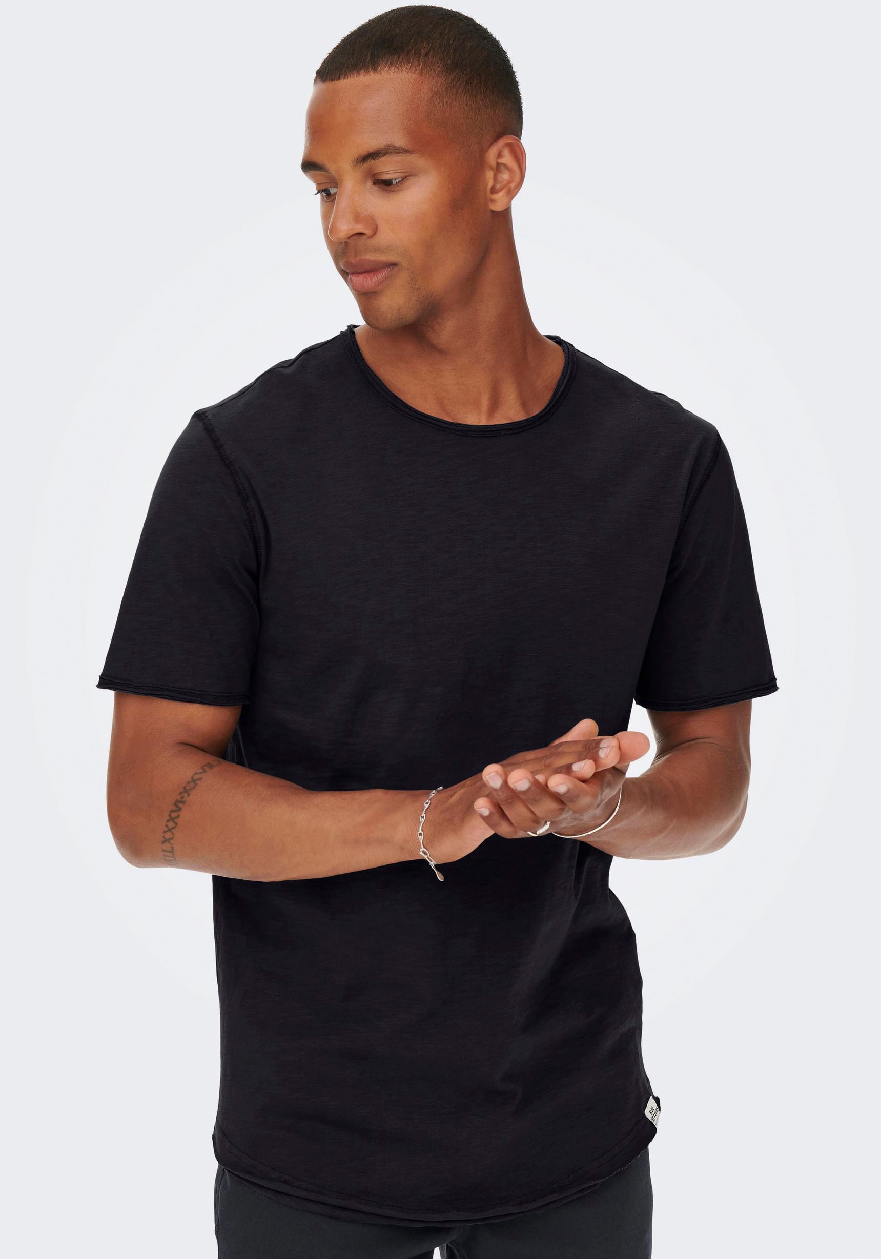 ONLY & SONS T-Shirt »ONSBENNE LONGY SS TEE NF 7822 NOOS«