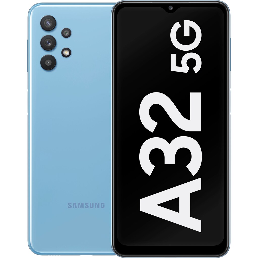 Samsung Smartphone »Galaxy A32 5G«, Blue, 16,55 cm/6,5 Zoll, 128 GB Speicherplatz, 48 MP Kamera, 5G