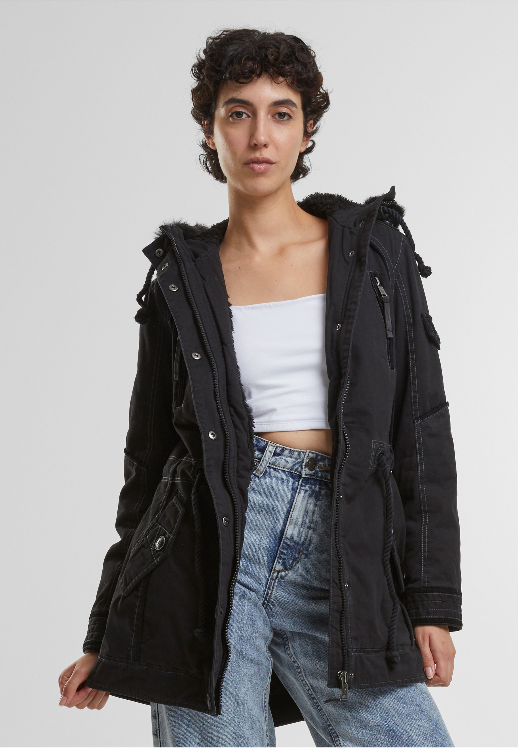 Thumbnail - Brandit Parka "Brandit Brandit Women Emma Winterparka" 1 Stk. tlg. mit Kapuze