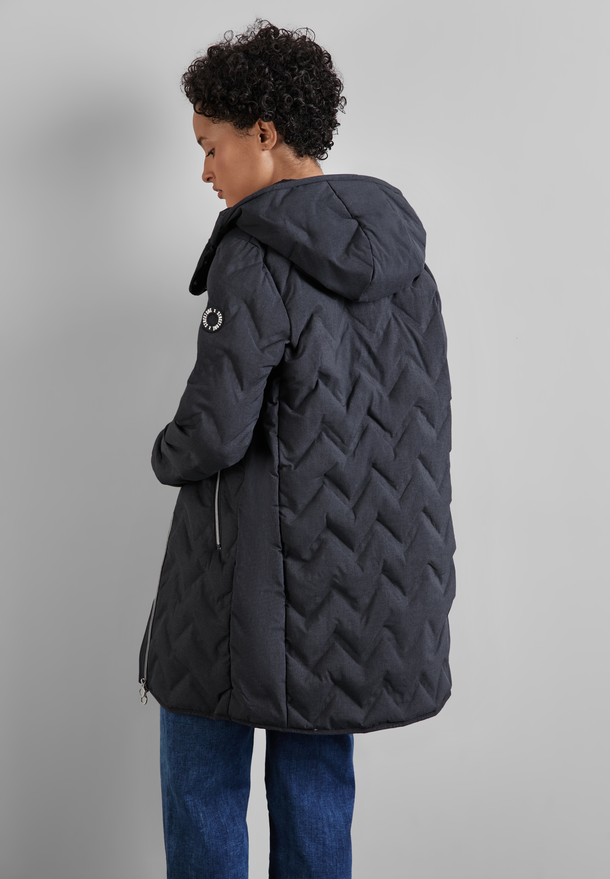 STREET ONE Steppjacke, mit Kapuze, mit Kapuze