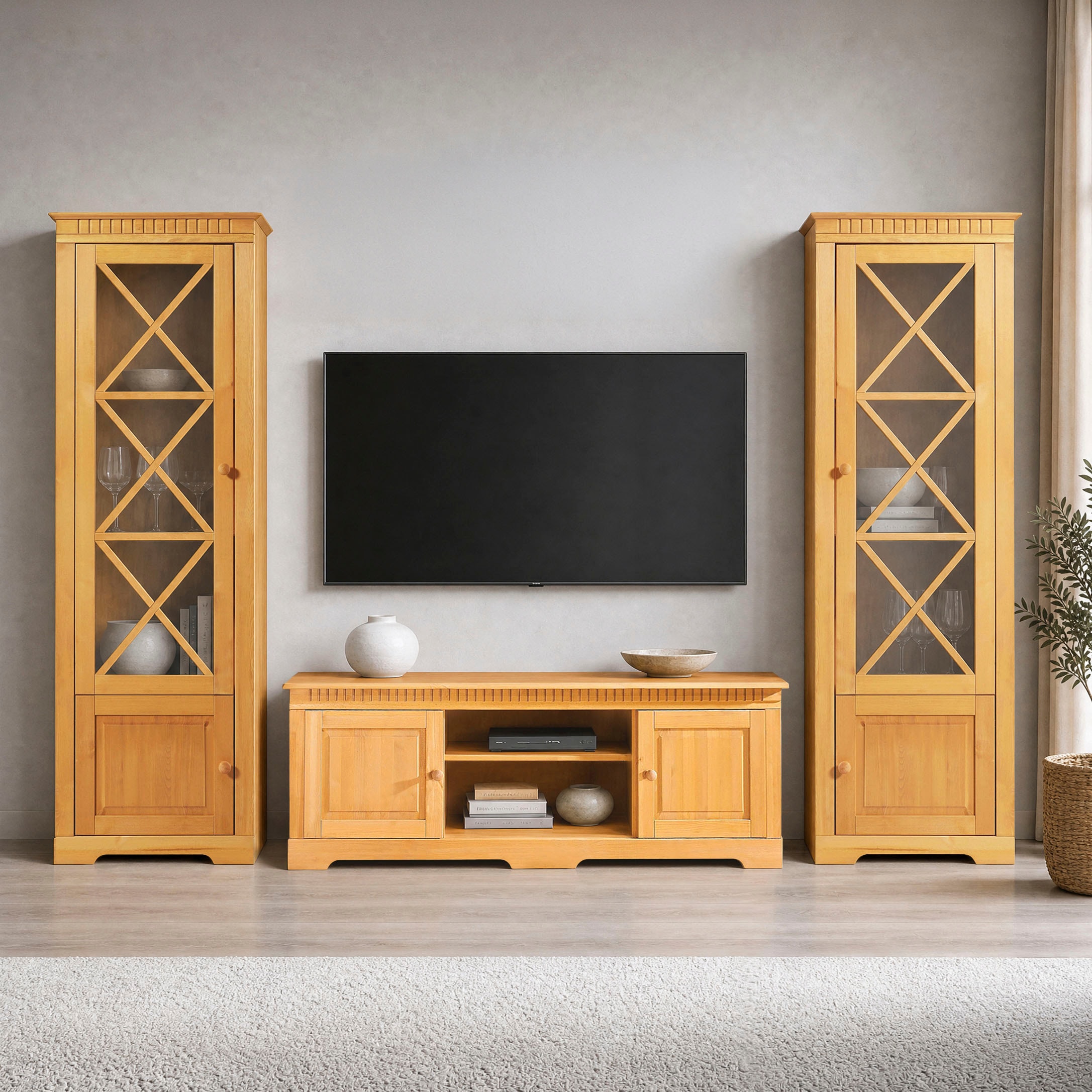 OTTO home Wohnwand »Lisa« Set, 3 Stk. tlg.