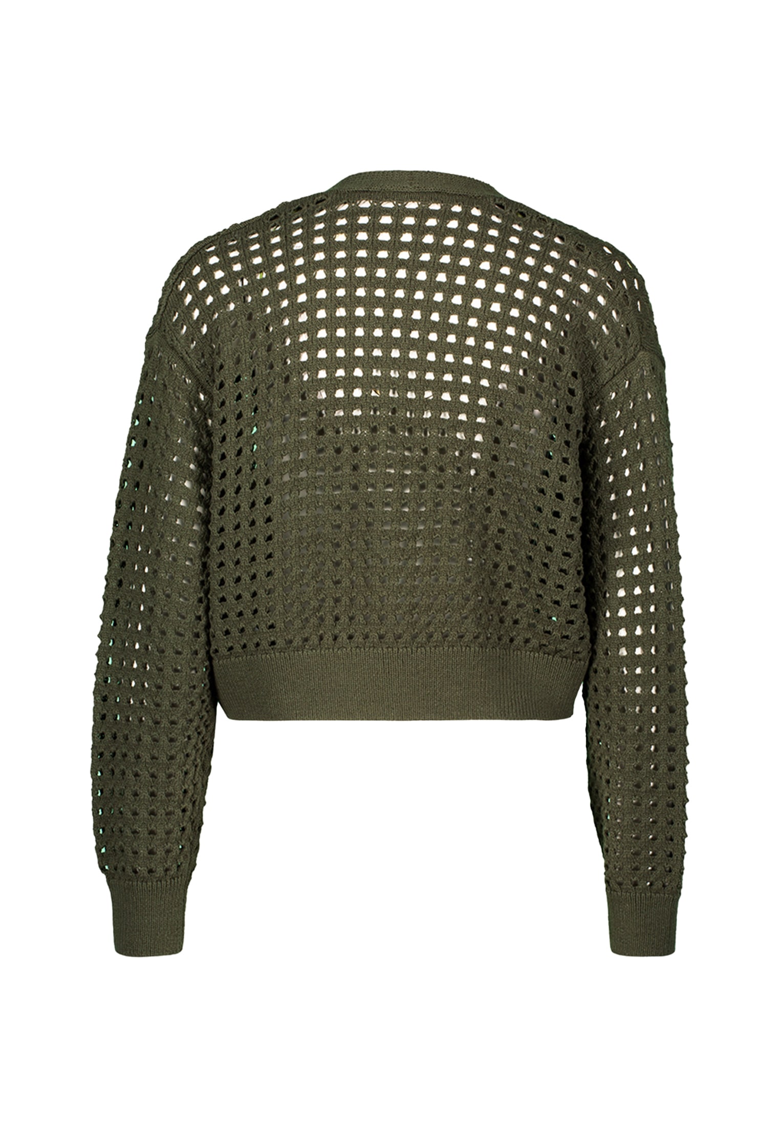 Zero Strickjacke »zero Strickjacke mit Lochmuster«, Lochmuster