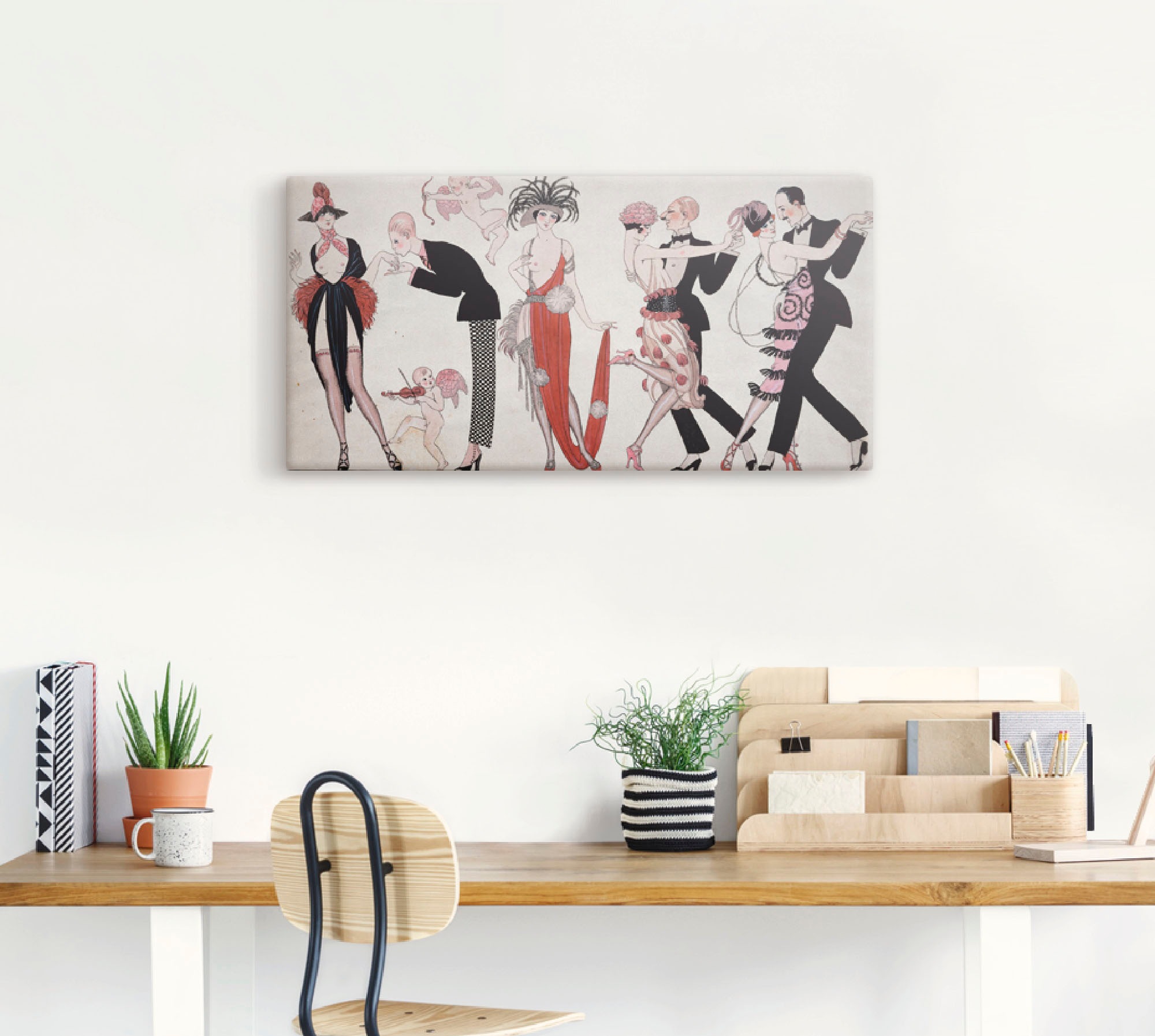 Artland Wandbild "Tango." Sport 1 Stk. tlg. auf Holzrahmen gespannt günstig online kaufen