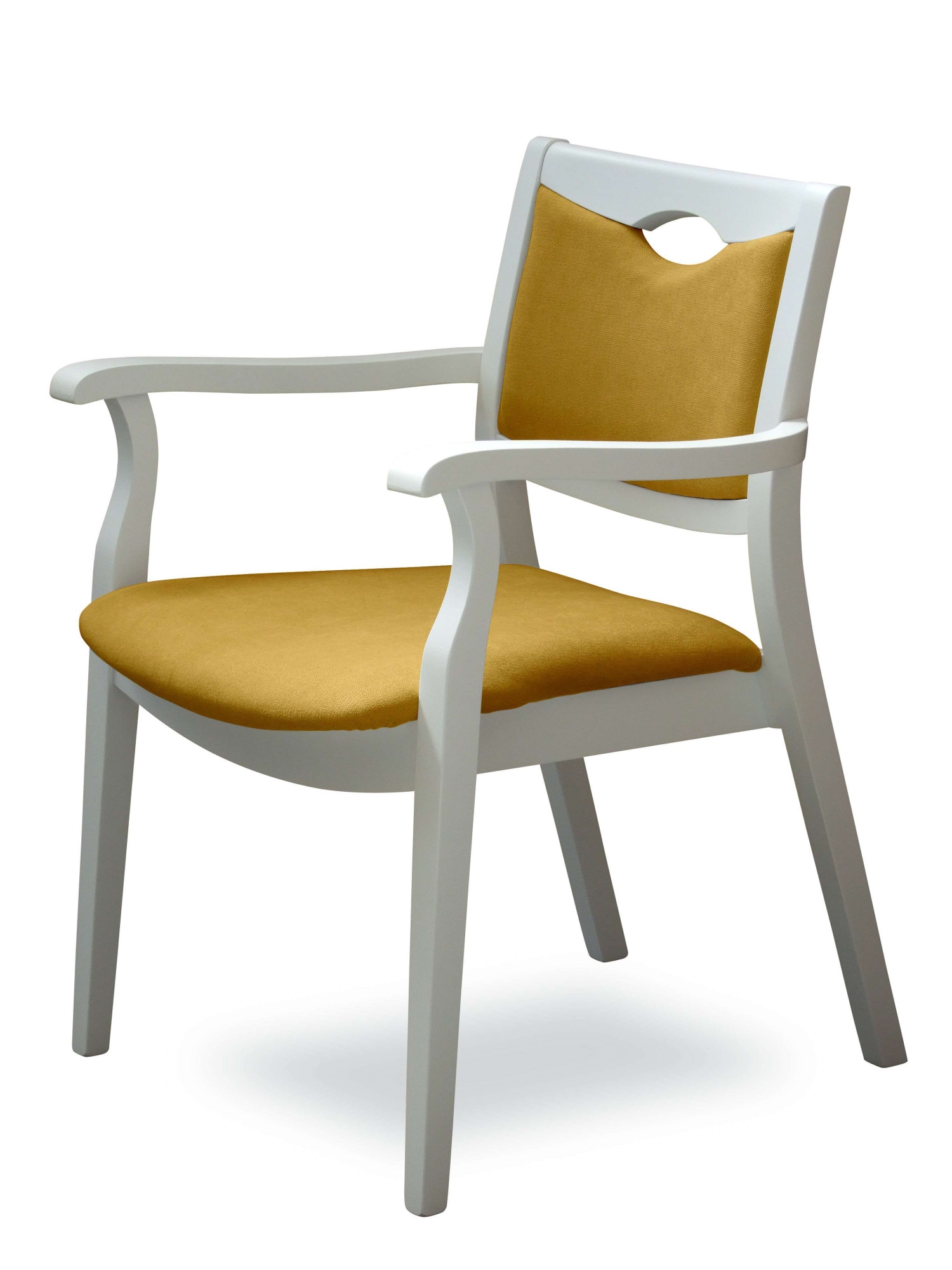 Home affaire Armlehnstuhl "London, Stuhl, Komfortsessel, 3 Gestellfarben, Made in Italy" () 1 Stk.Extra-komfortabel, ergonomisch, fleckenabweisendes Gewebe, Massivholz