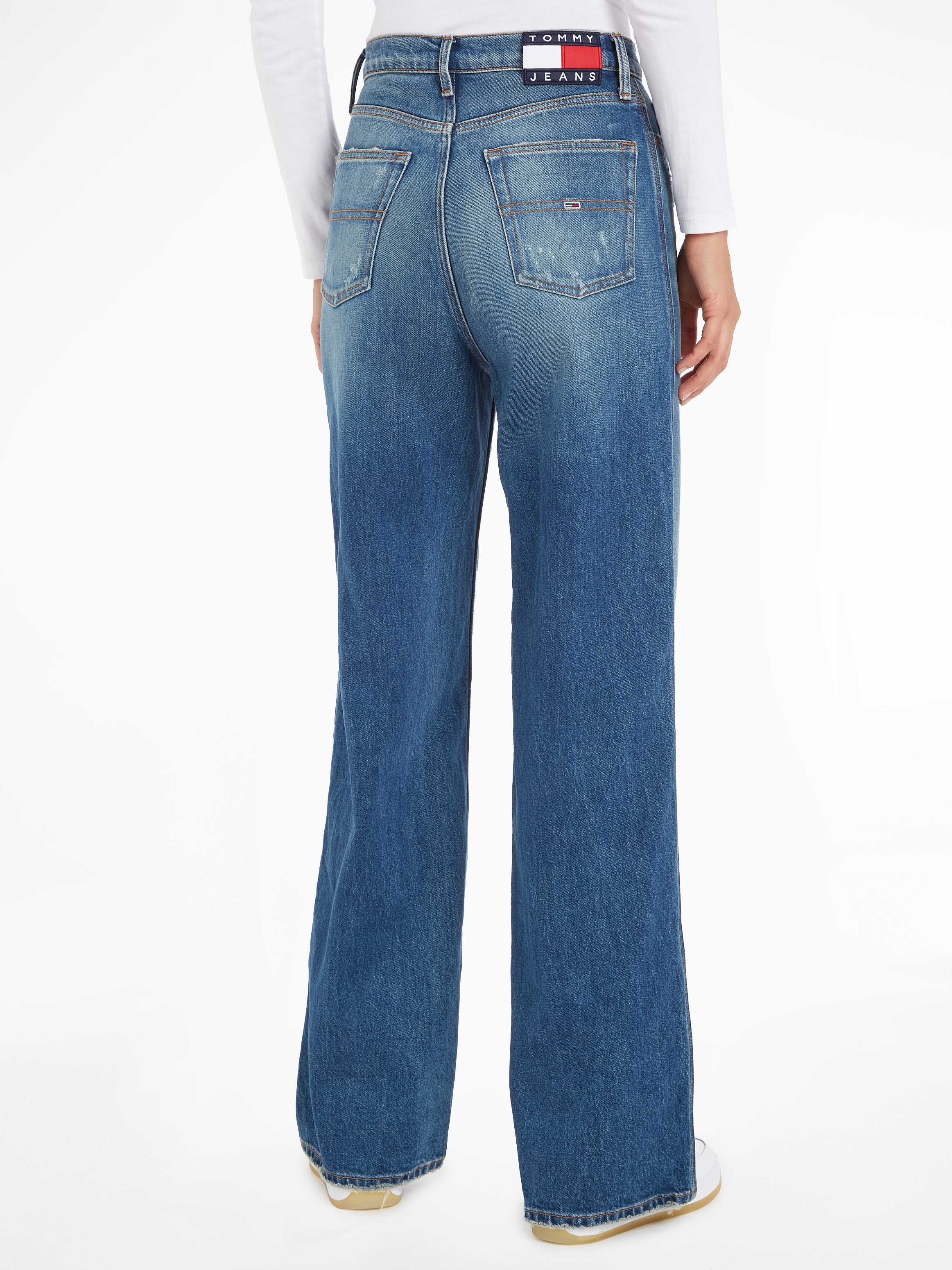 Tommy Jeans Weite Jeans, mit Tommy Jeans Logobadges für kaufen | BAUR | Weite Jeans