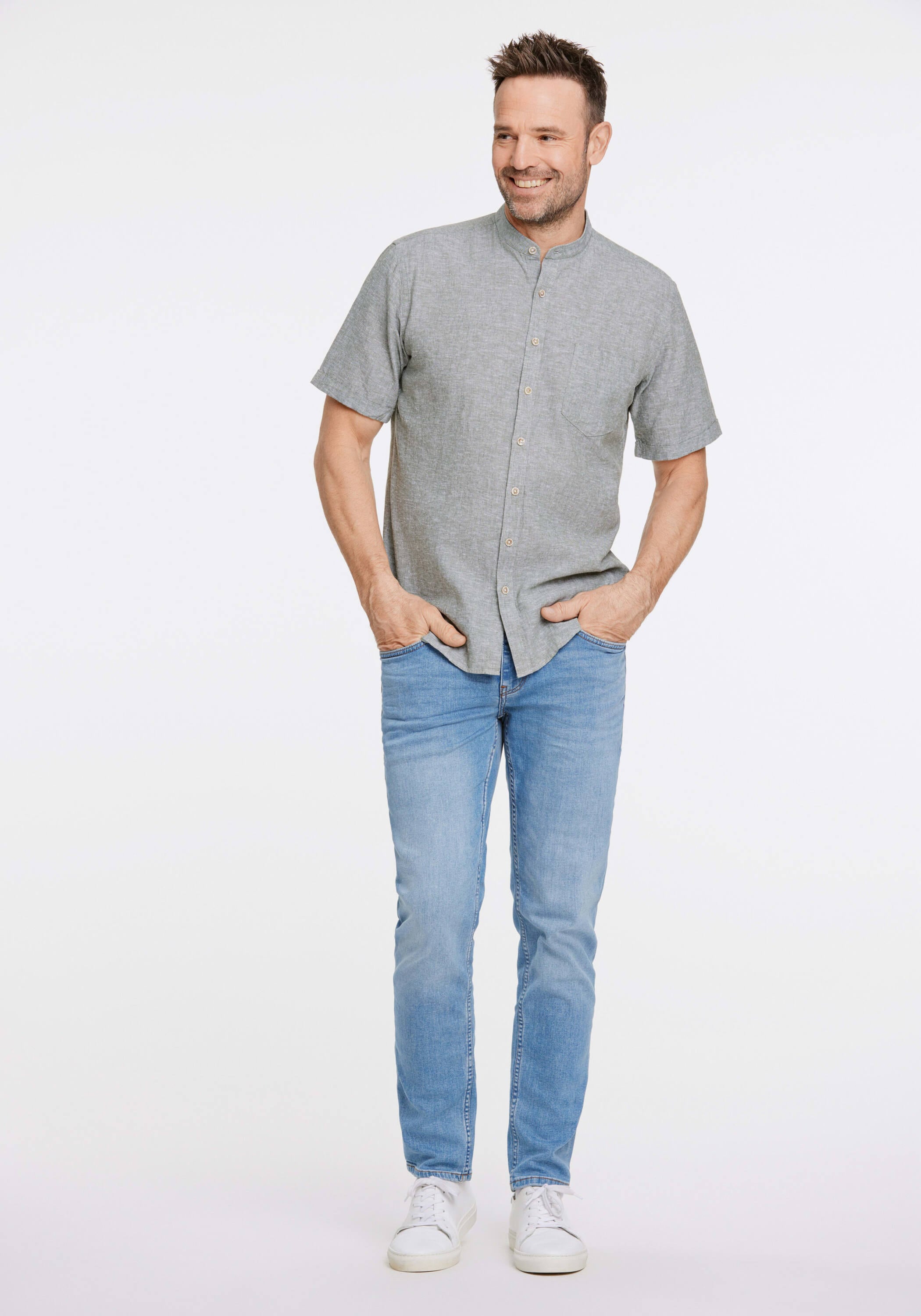 JACK’S Leinenhemd »Leinenhemd (Kurzarm) Regular Fit«